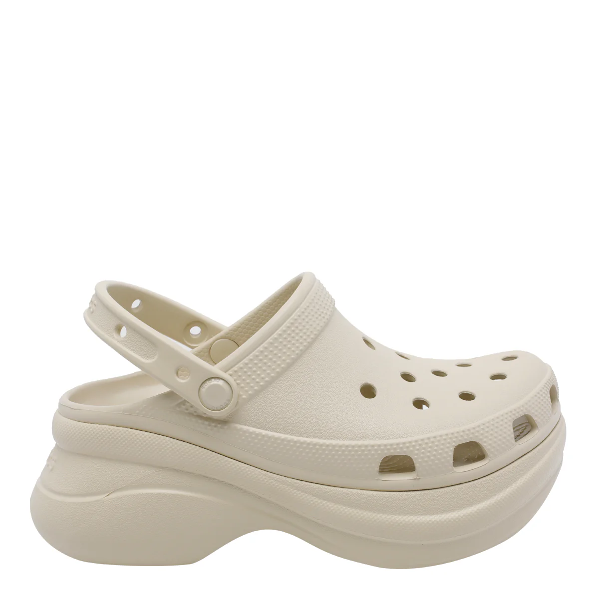 Crocs Sandals Beige Rubber/ Rubber Sole