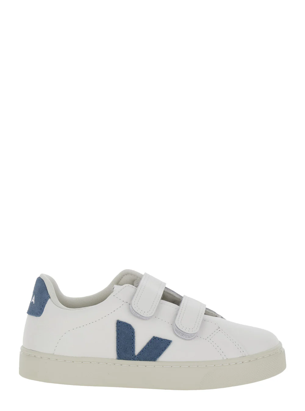 Veja Kids SMALL ESPLAR - White Sneakers with Colorful Leather Details Kids Organic Traced