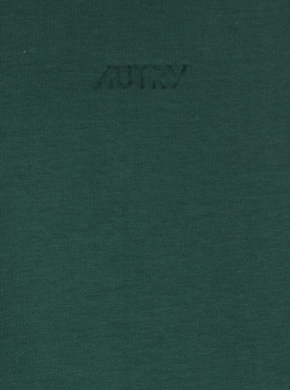 Autry Green Hoodie with Dropped Shoulders in Neoprene Man Sweatshirts