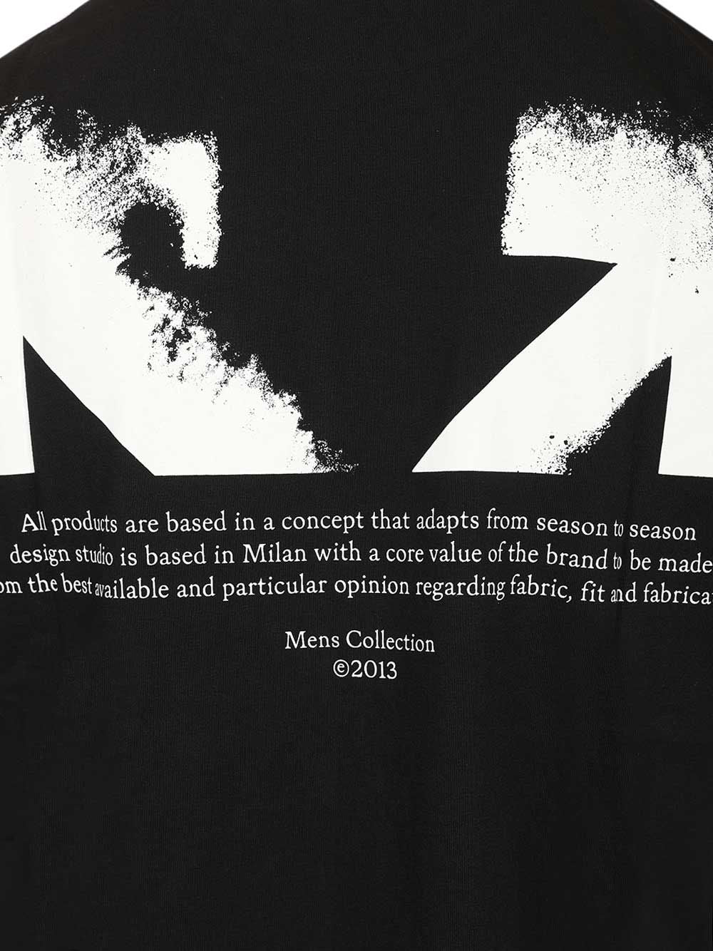 Off-White Half arrow T-shirt Black Cotton