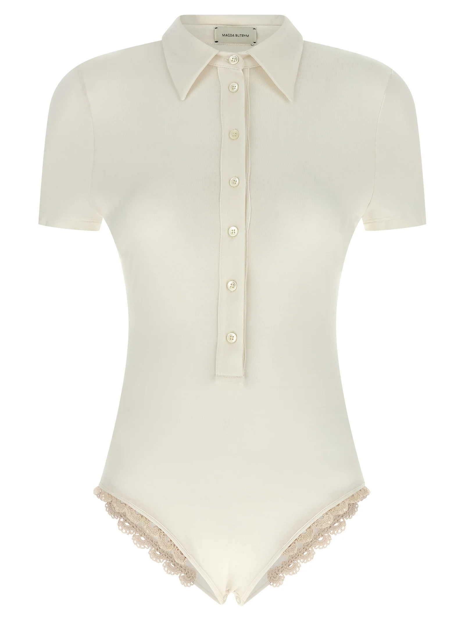 Magda Butrym 01 bodysuit White Viscose Tops