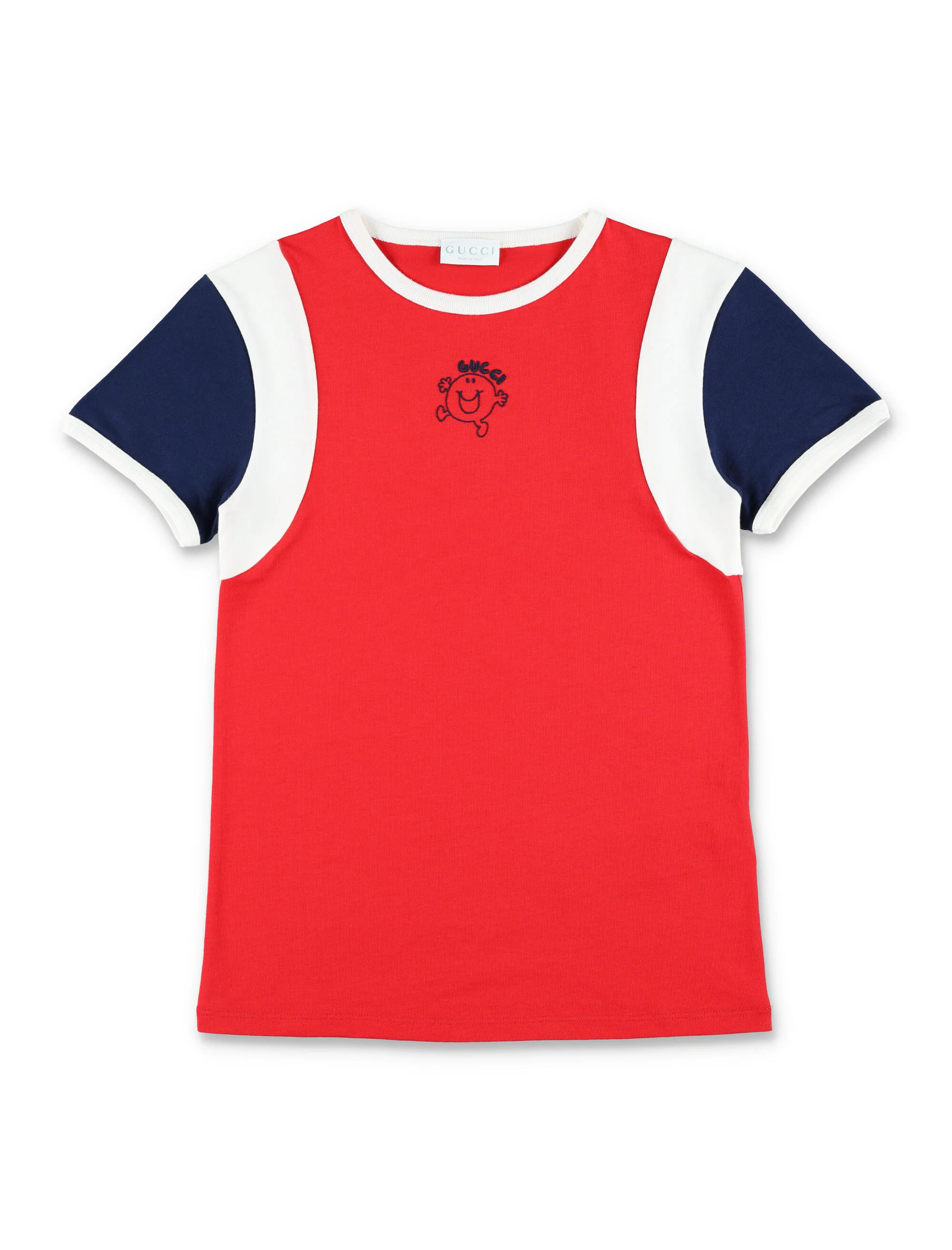 Gucci kids cotton graphic T-shirt Red