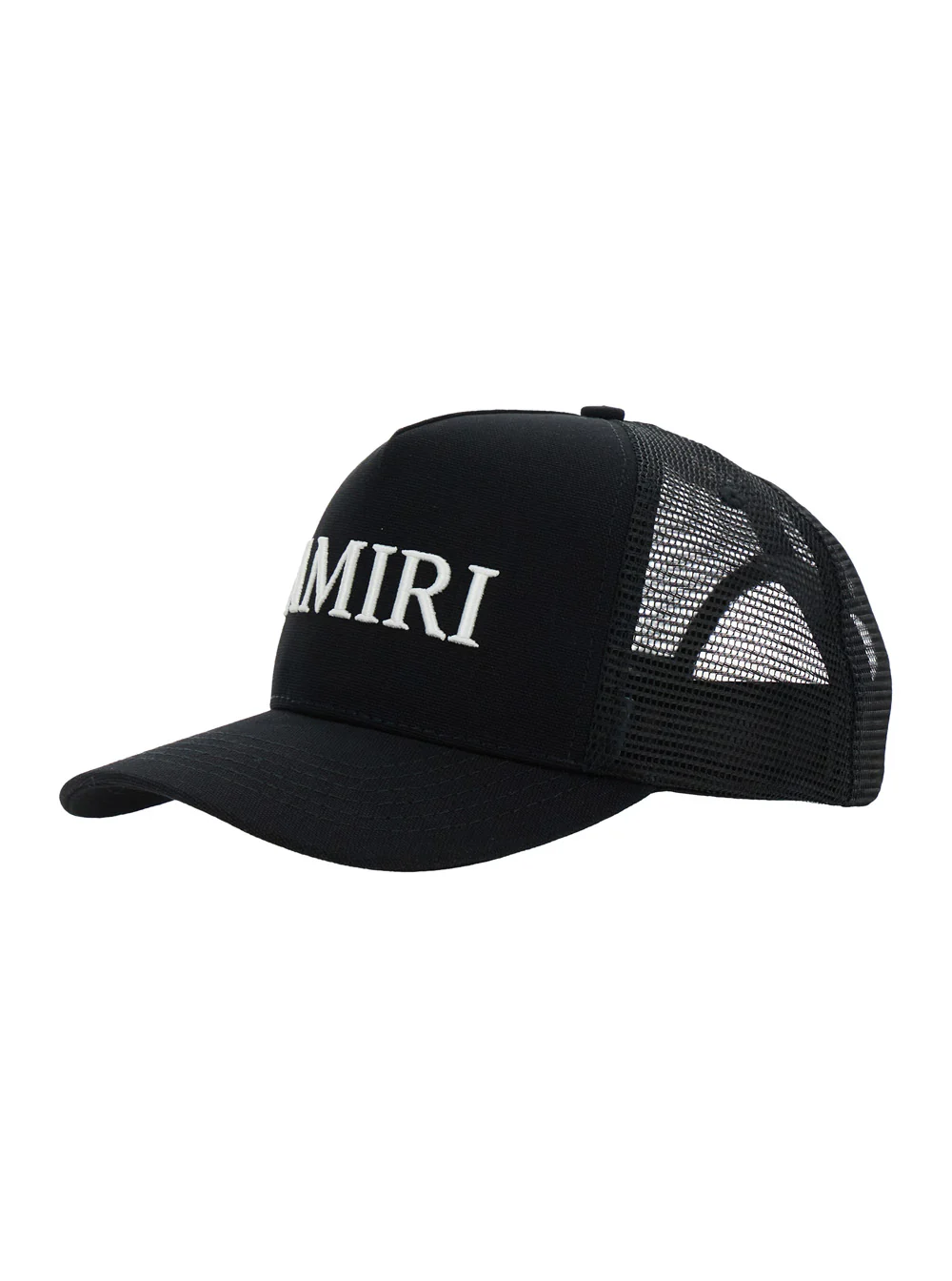 Amiri Black Hat With Leather Logo And Gloves