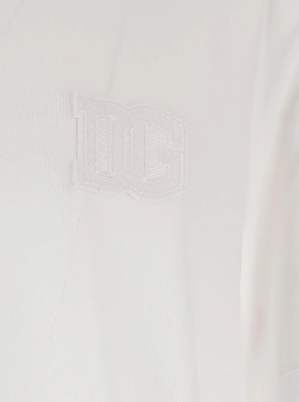 Dolce & Gabbana White T-shirt with DG Logo In Cotton for Men Tshirts And Polo Shirts