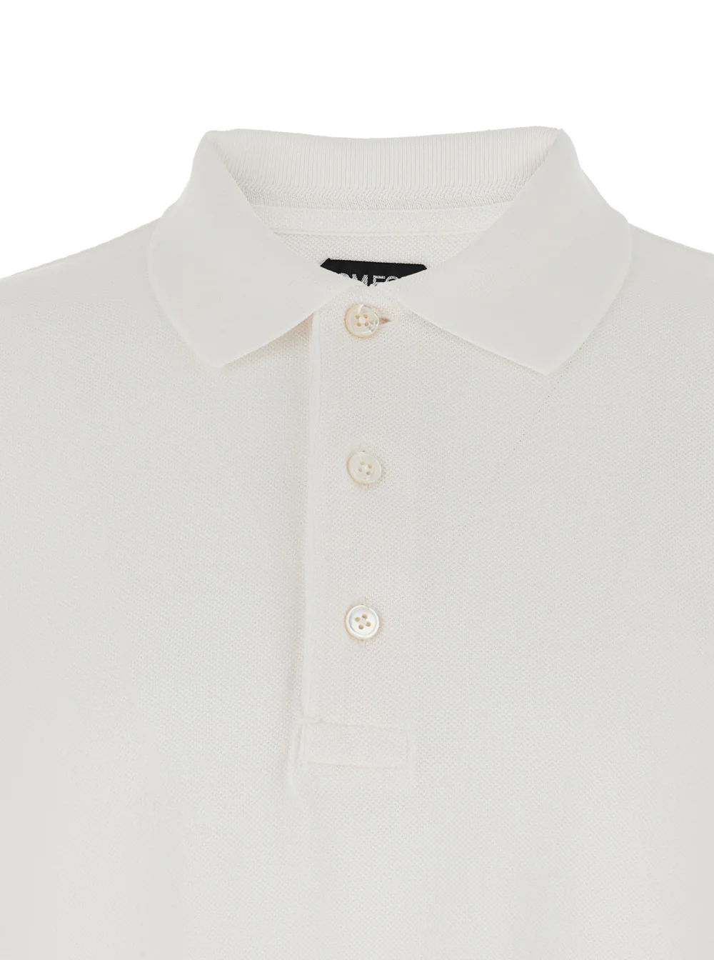 Tom Ford White Polo Shirt with Classic Collar in Cotton Blend Man Lyocell Tshirts And