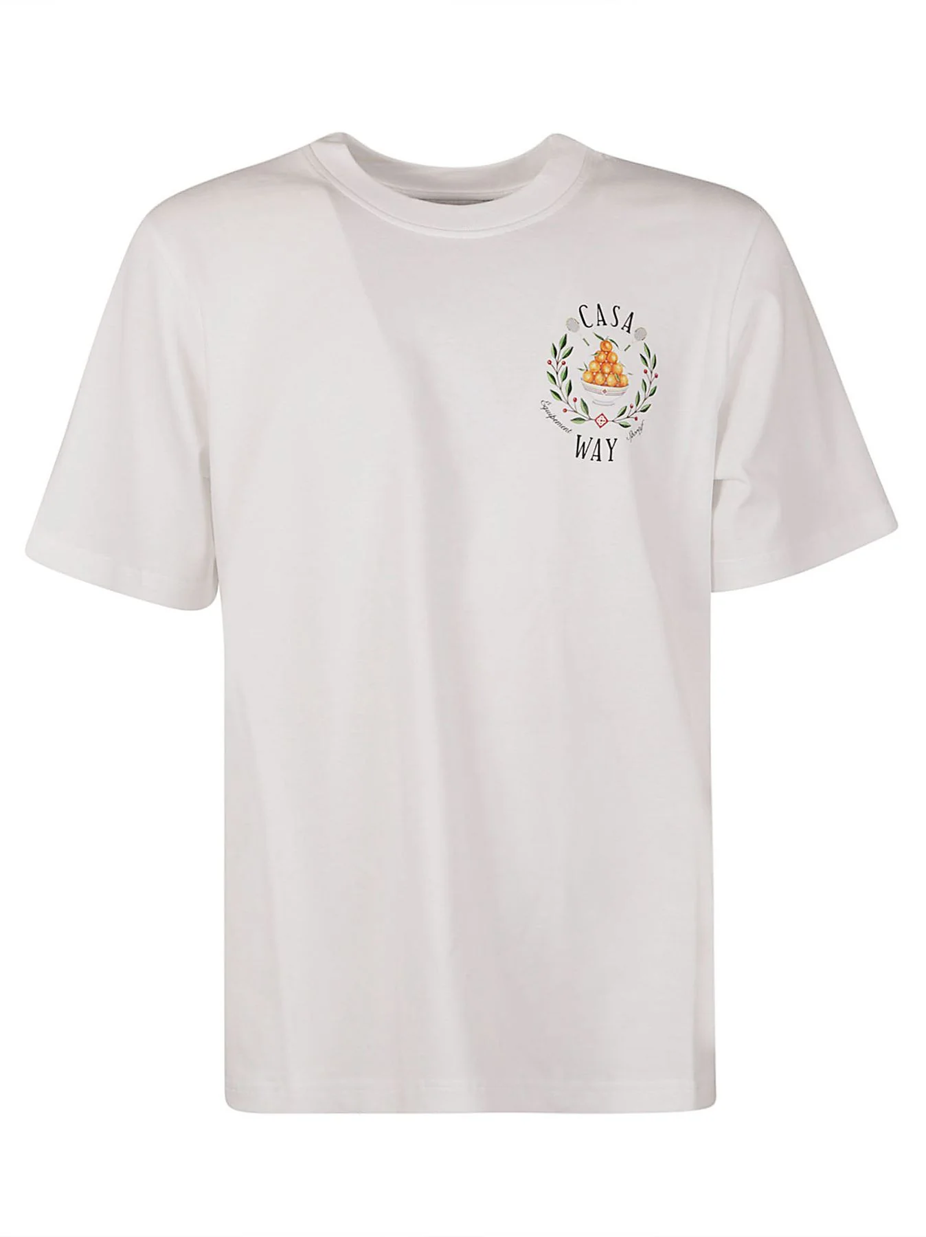 Casablanca MPS24-JTS-001-02 Bianco Cotton. made In Portugal. T-shirt