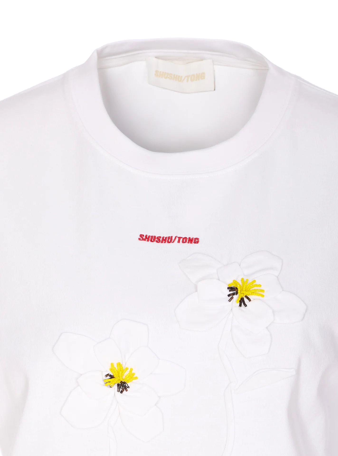 SHUSHU TONG T-shirts and Polos White Cotton