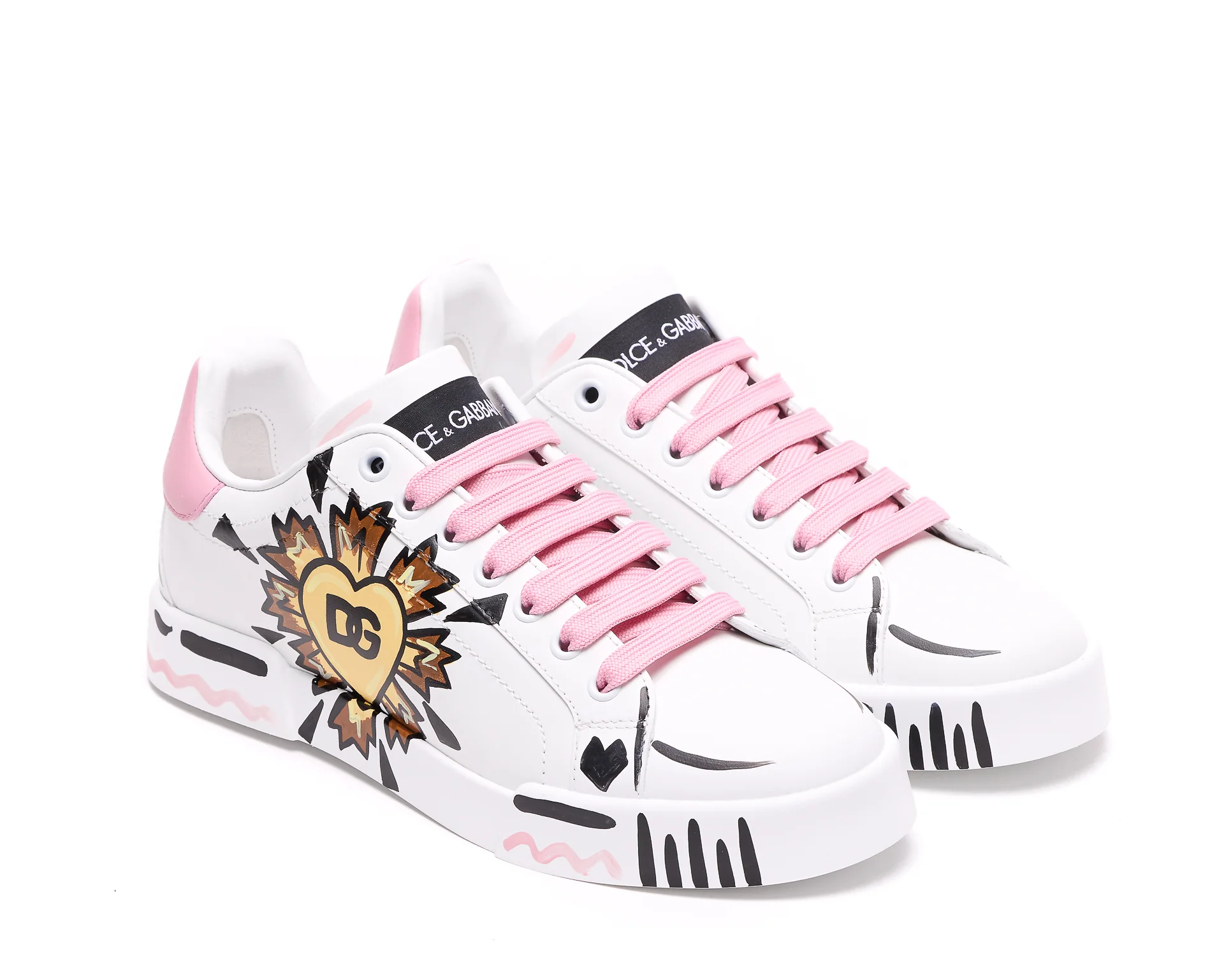 Dolce & Gabbana Sneakers White Leather Upper/rubber Sole