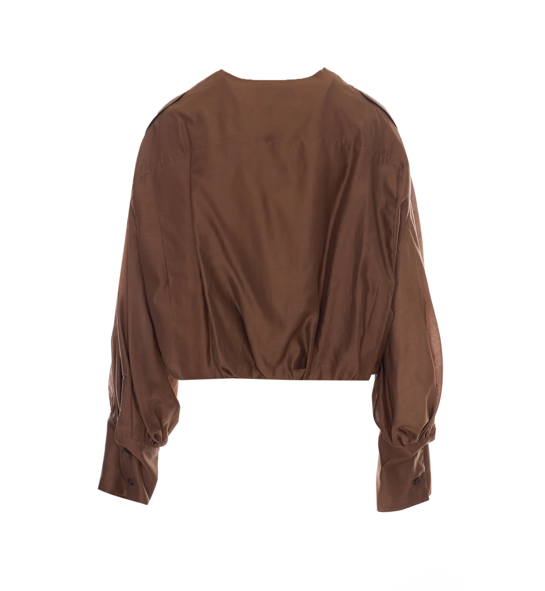 The Latest Shirts Brown Lyocell