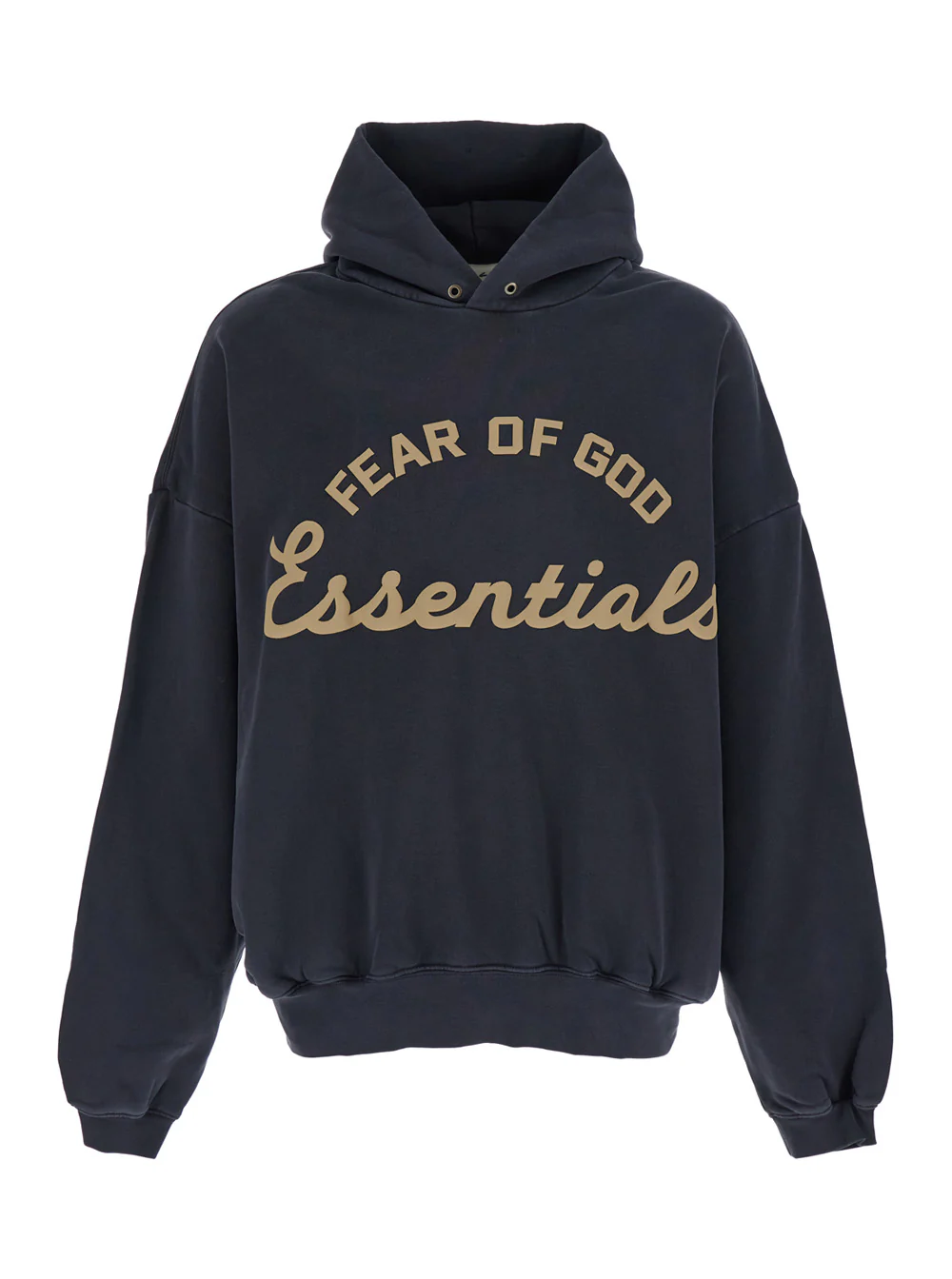 Fear Of God Black Training 90s Hoodie Essentials With Hood And Kangaroo Pocket For Men Cotton Sweatshirts