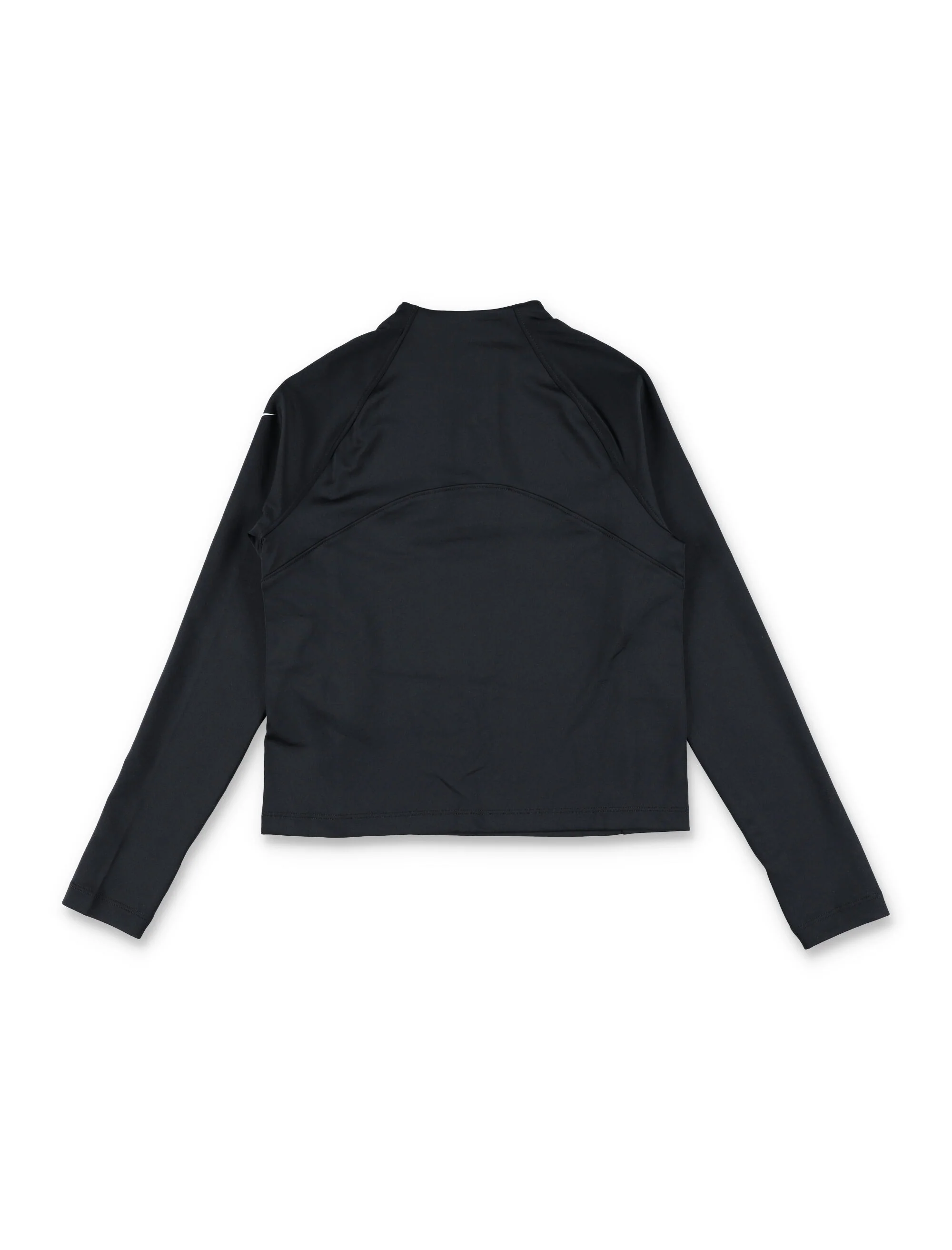 Nike Pro Girls Dri-Fit Half-Zip Top Black Polyester