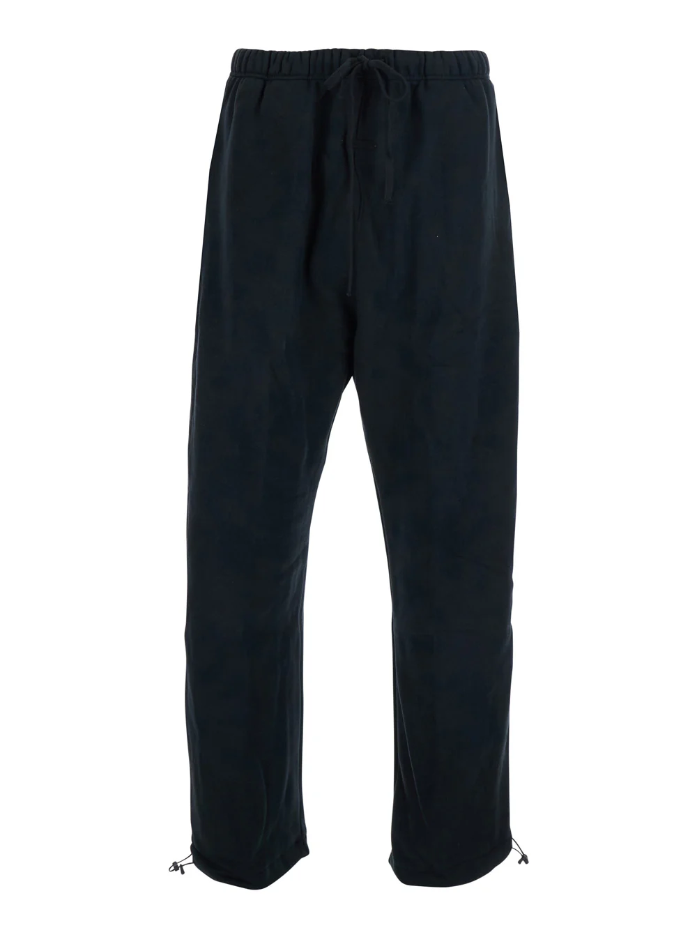 Fear Of God Black Pants with Drawstring at the Waist in Cotton Man Polyester Trousers Fear Of God Black Pants with Drawstring at the Waist in Cotton Man Polyester Trousers