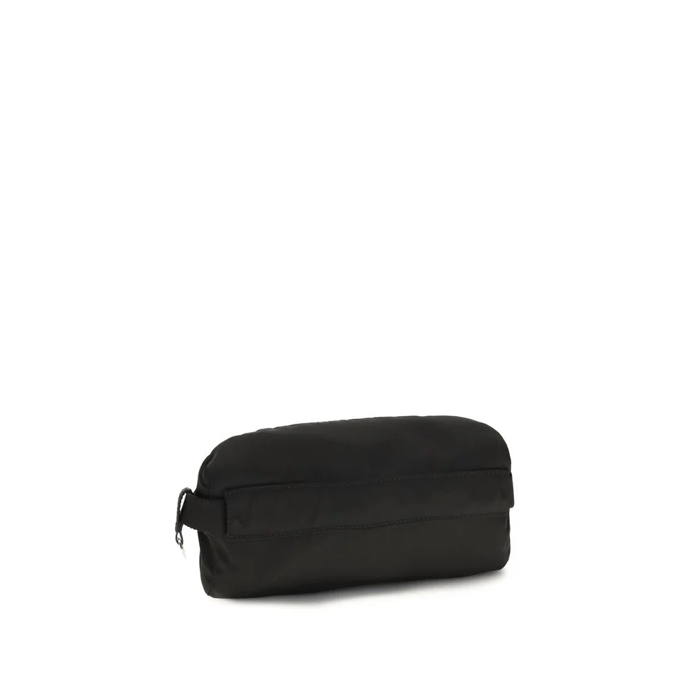 Prada Black Recycled Polyamide Clutch Bag