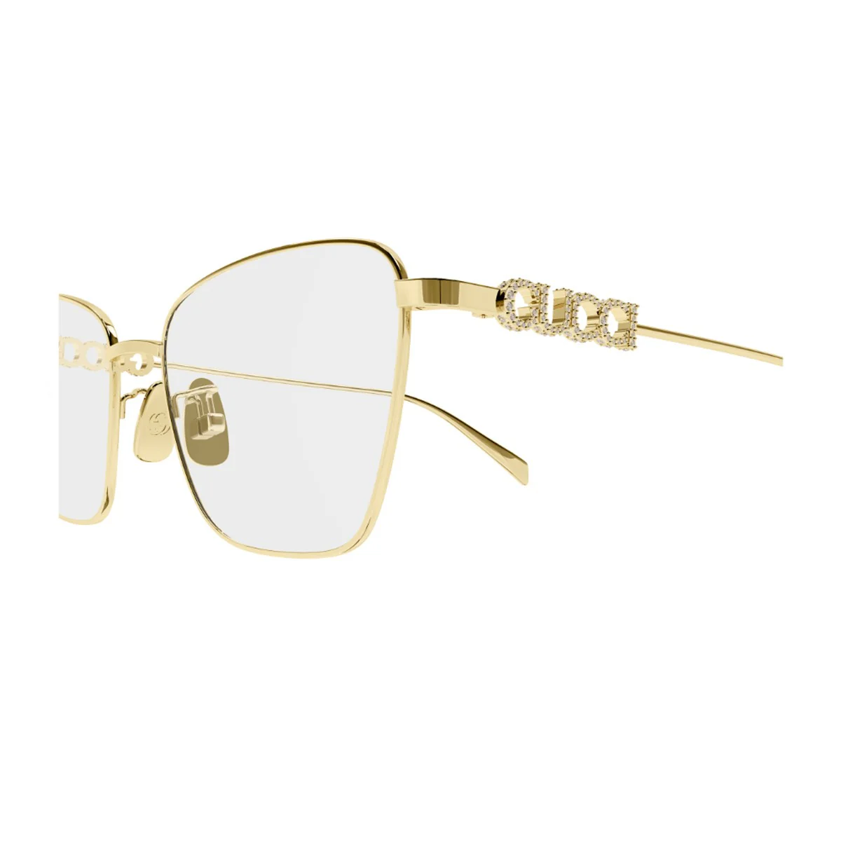 Gucci Gg1807o 001 Gold Metallo Optical Frames