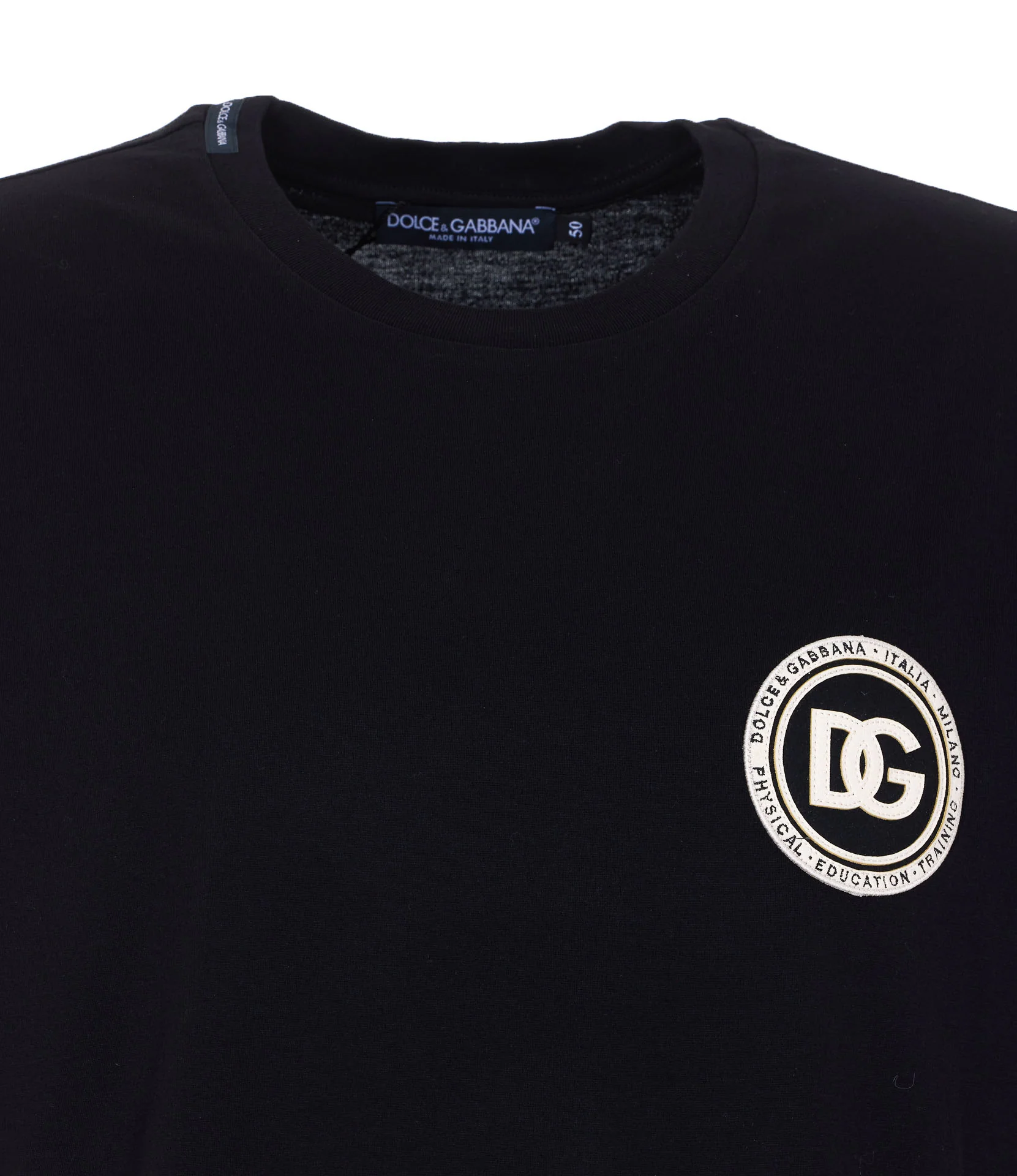 Dolce & Gabbana T-shirts and Polos Black Cotton