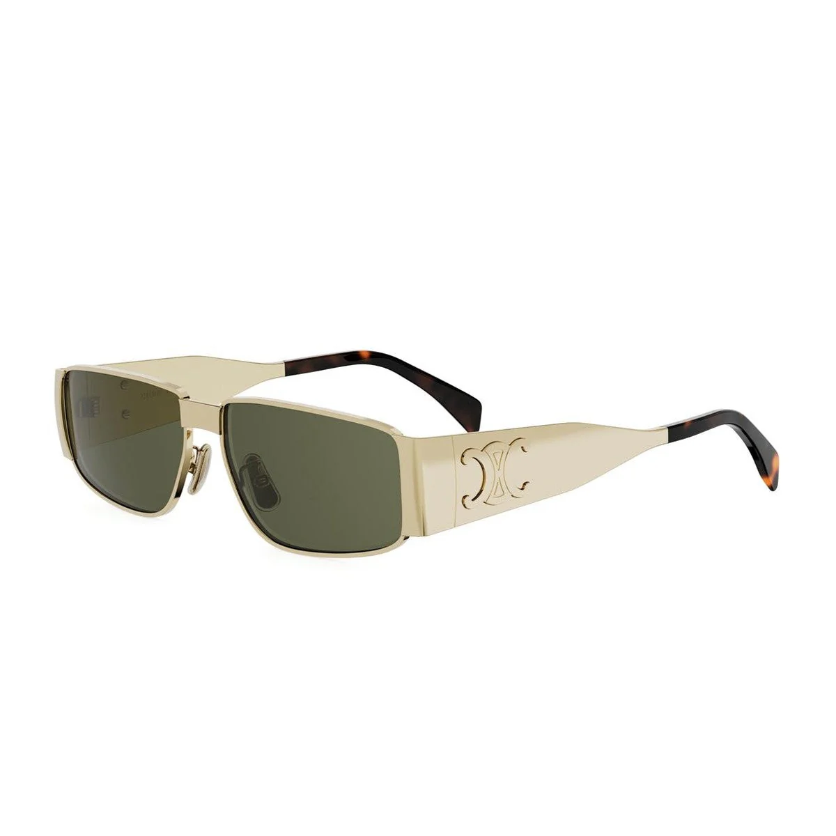 Celine Metal Triomphe Gold Metallo Sunglasses