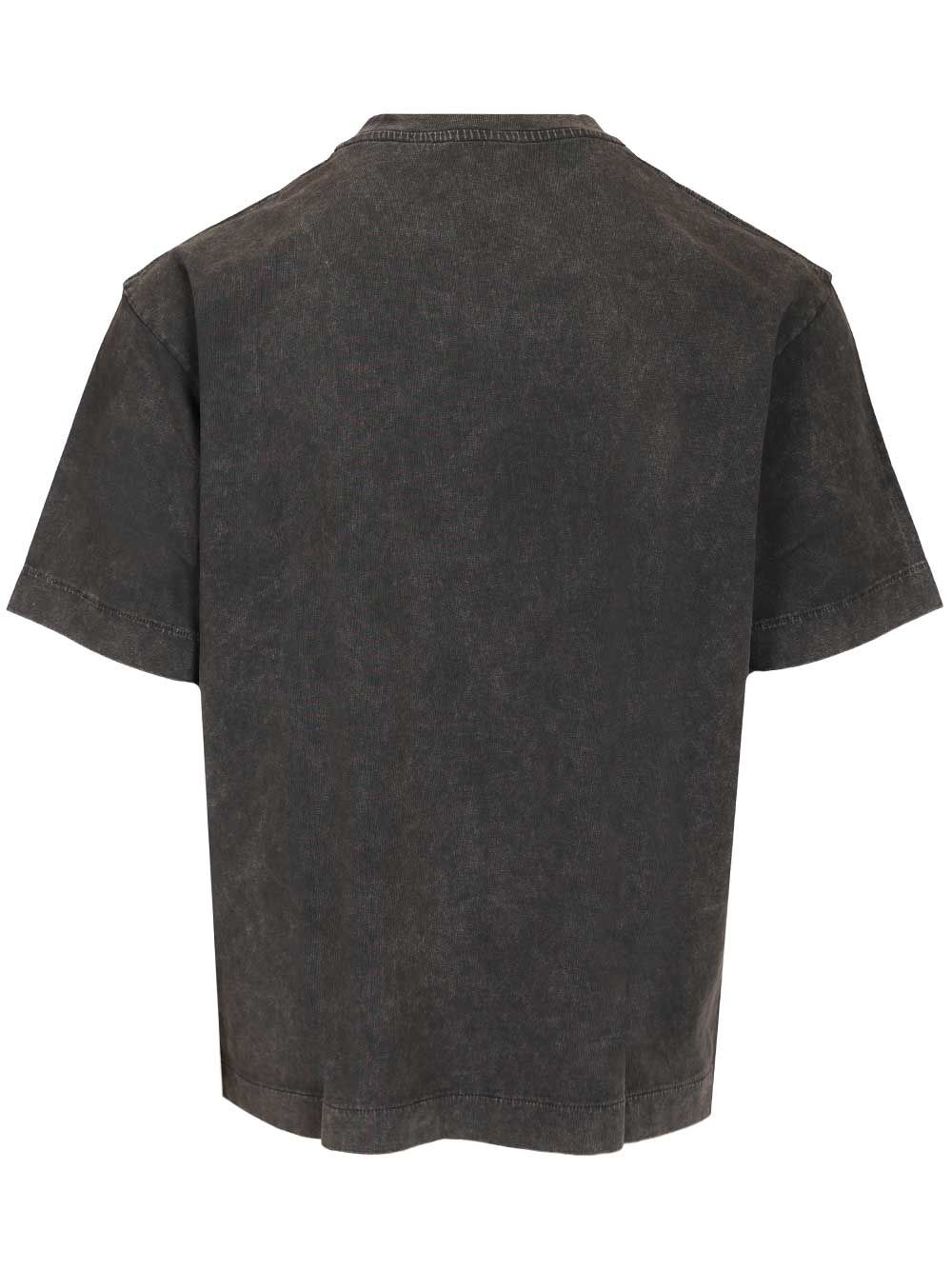 Off-White Racing Skate T-shirt Black Cotton