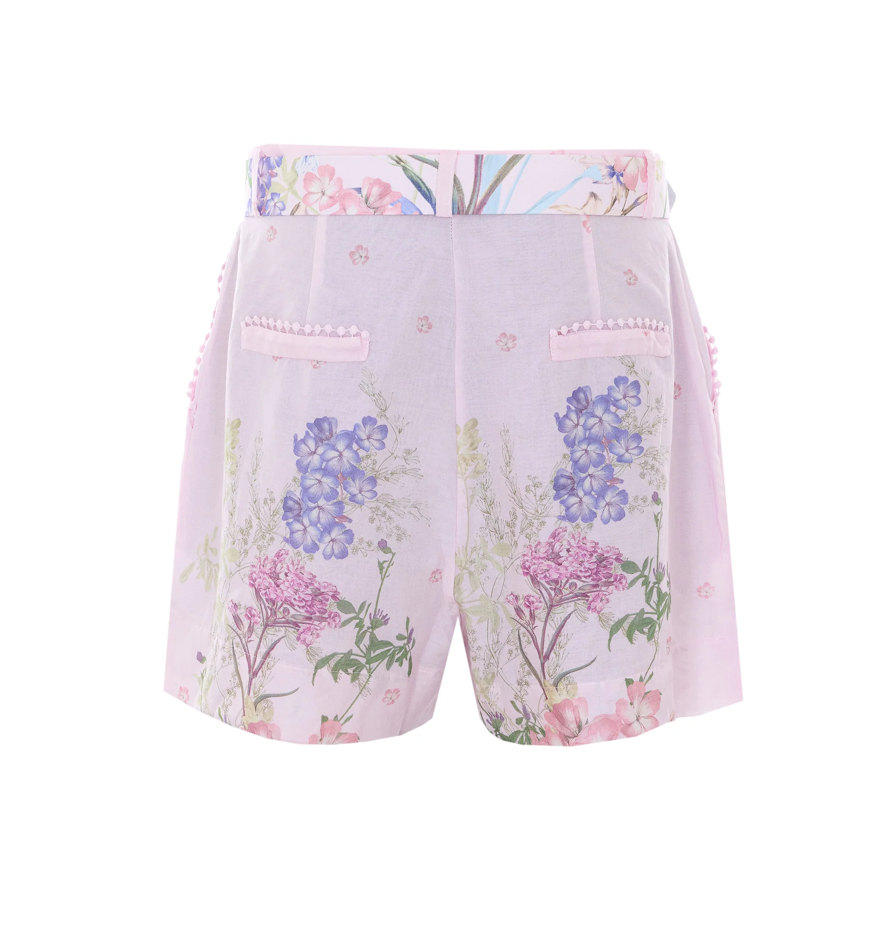 Charoruiz Shorts Pink Cotton