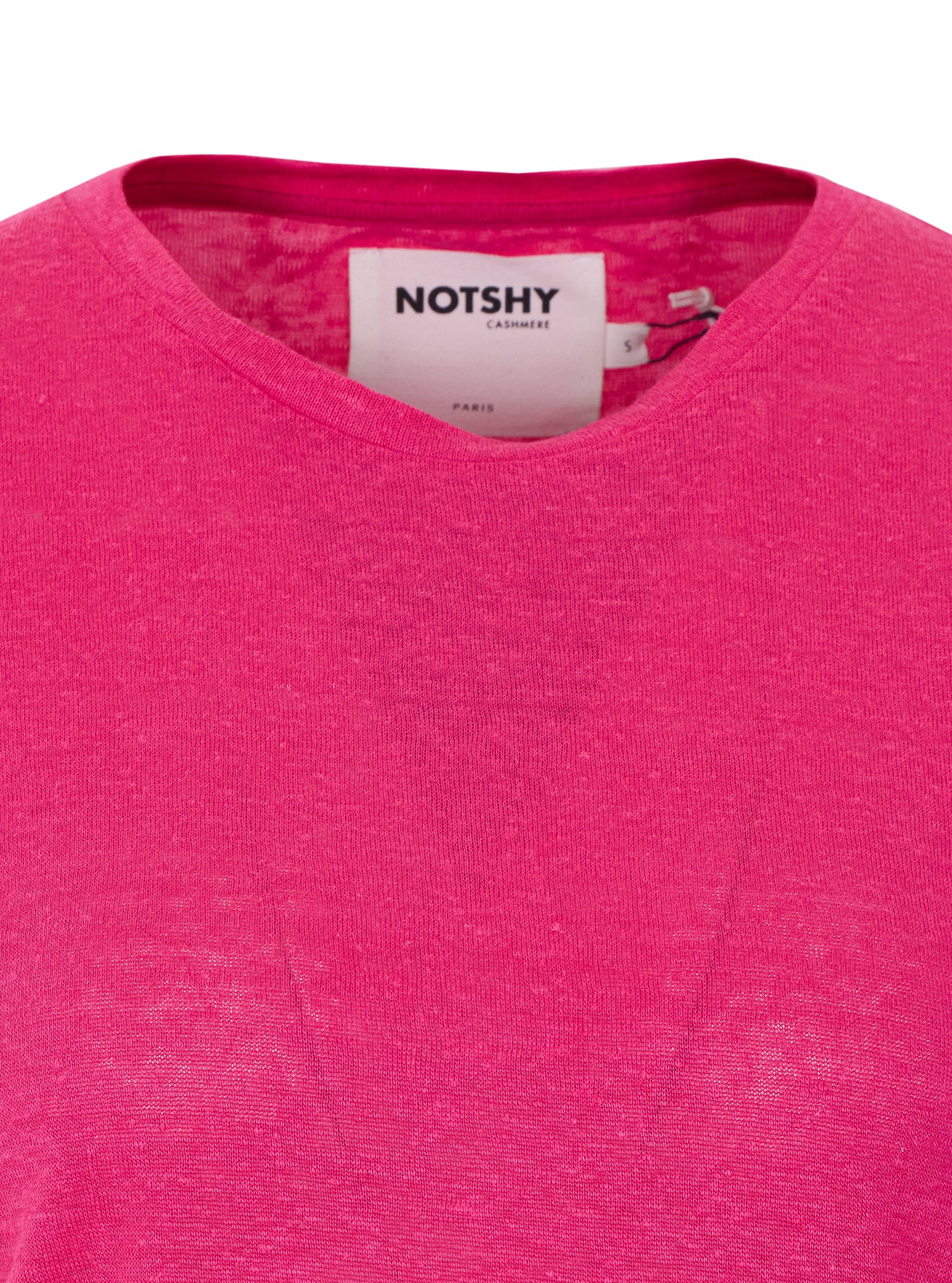 Not Shy T-Shirts And Polos Fuchsia Linen