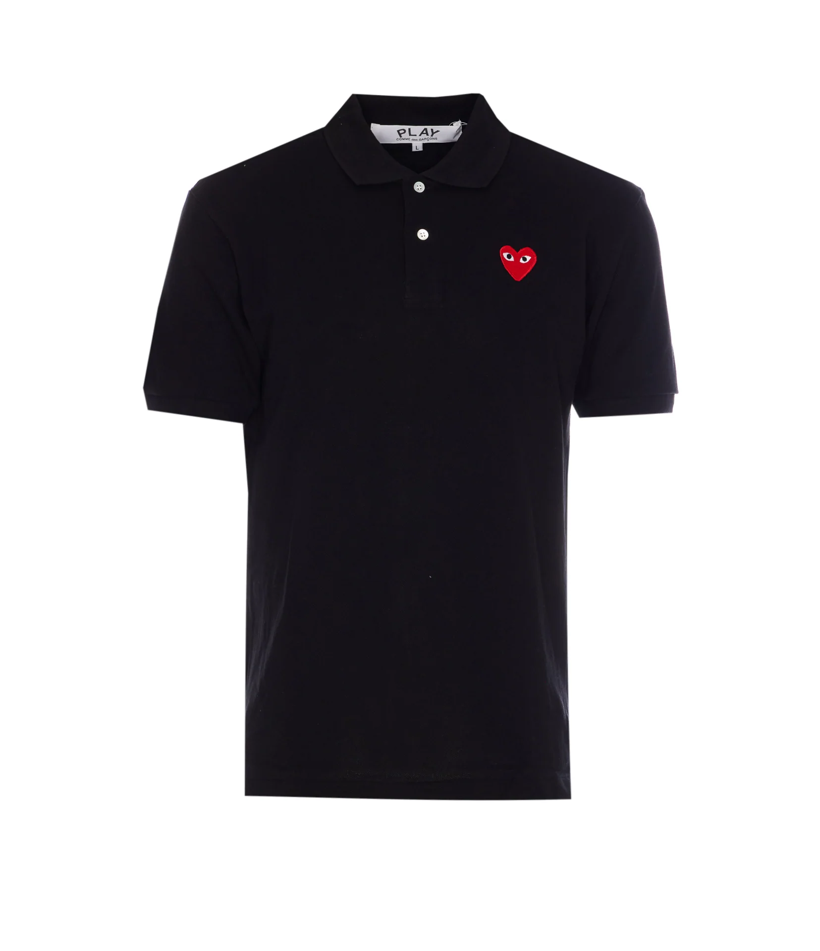 Comme Des Garcons Play T-Shirts And Polos Black Cotton