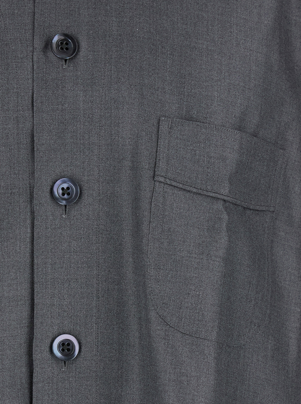 Tom Ford Grey Shirt with Chest Pocket in Silk Man And Blouses