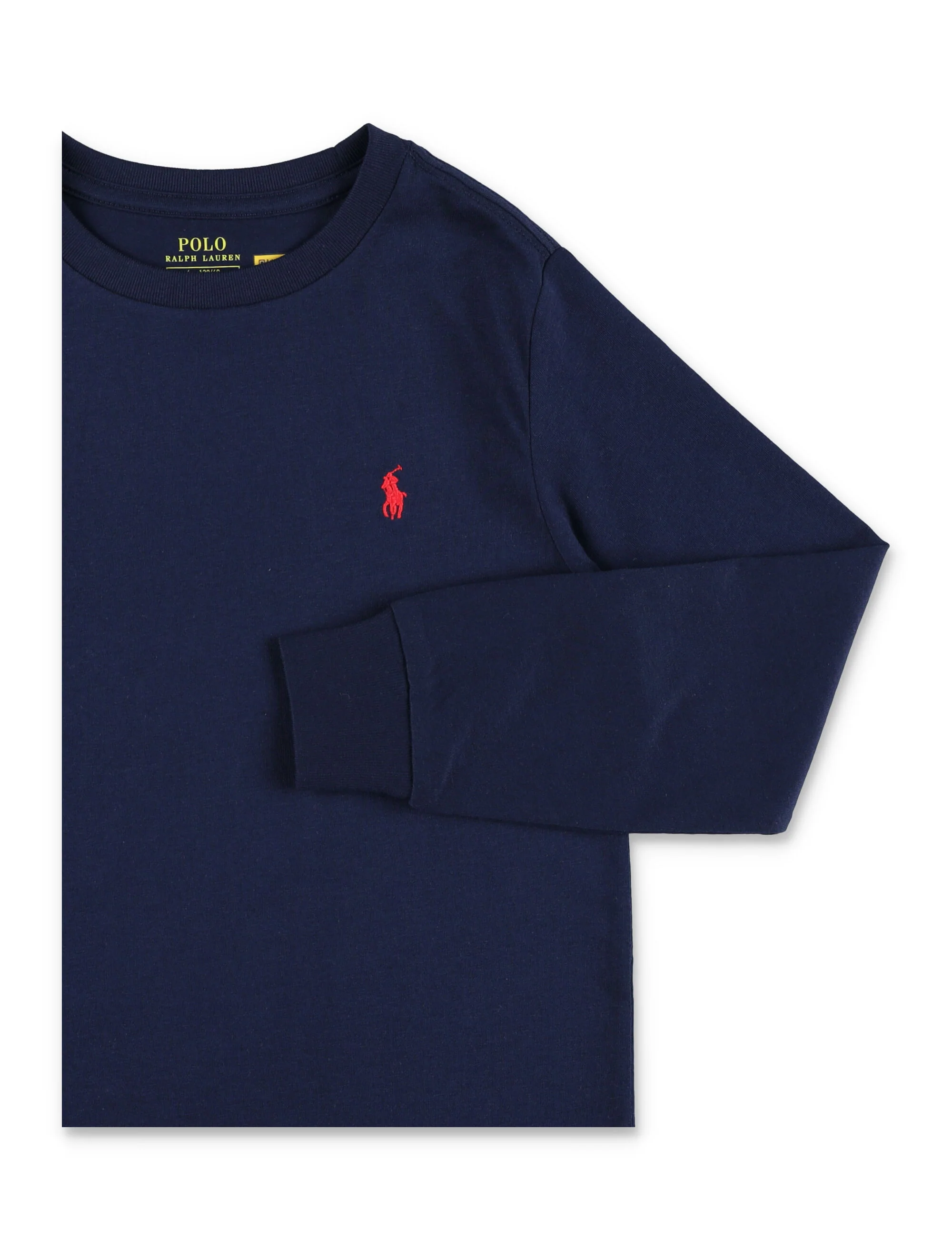Polo Ralph Lauren Kid Cotton Long Sleeve T-Shirt Navy Tshirt