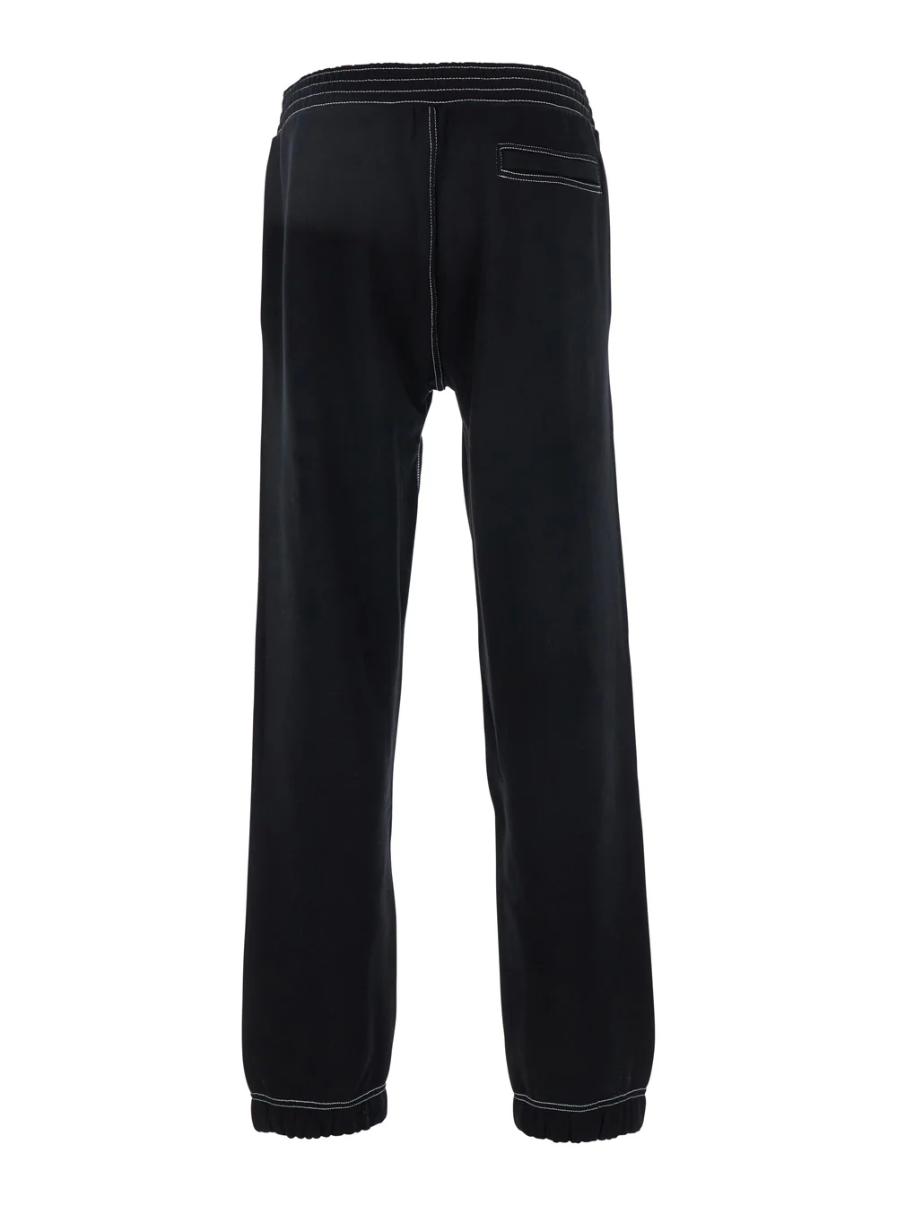 Givenchy Black Jogger Pants with 4G Embroidery in Cotton Man Trousers