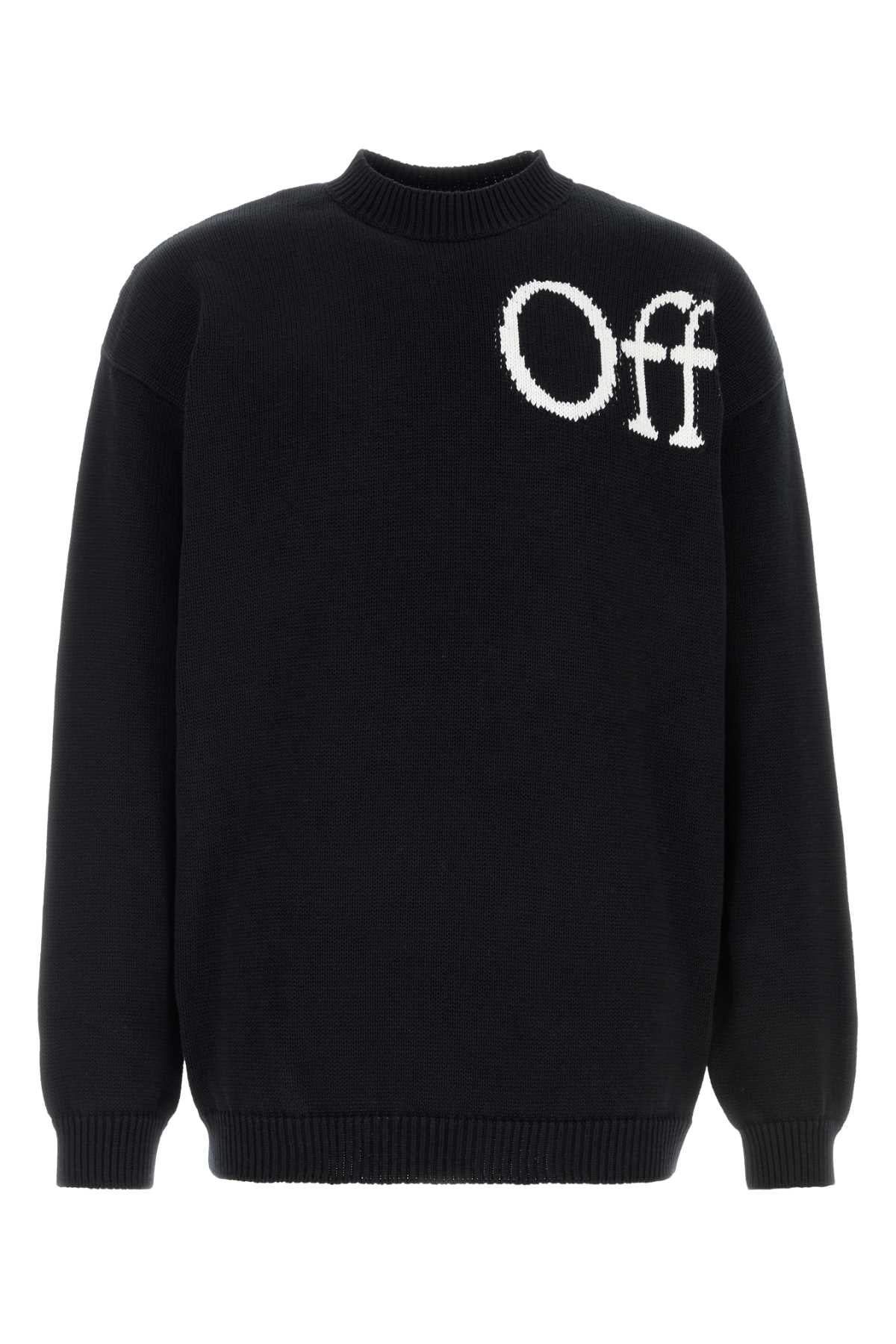 Off-White Black Exterior: Cotton Maglieria