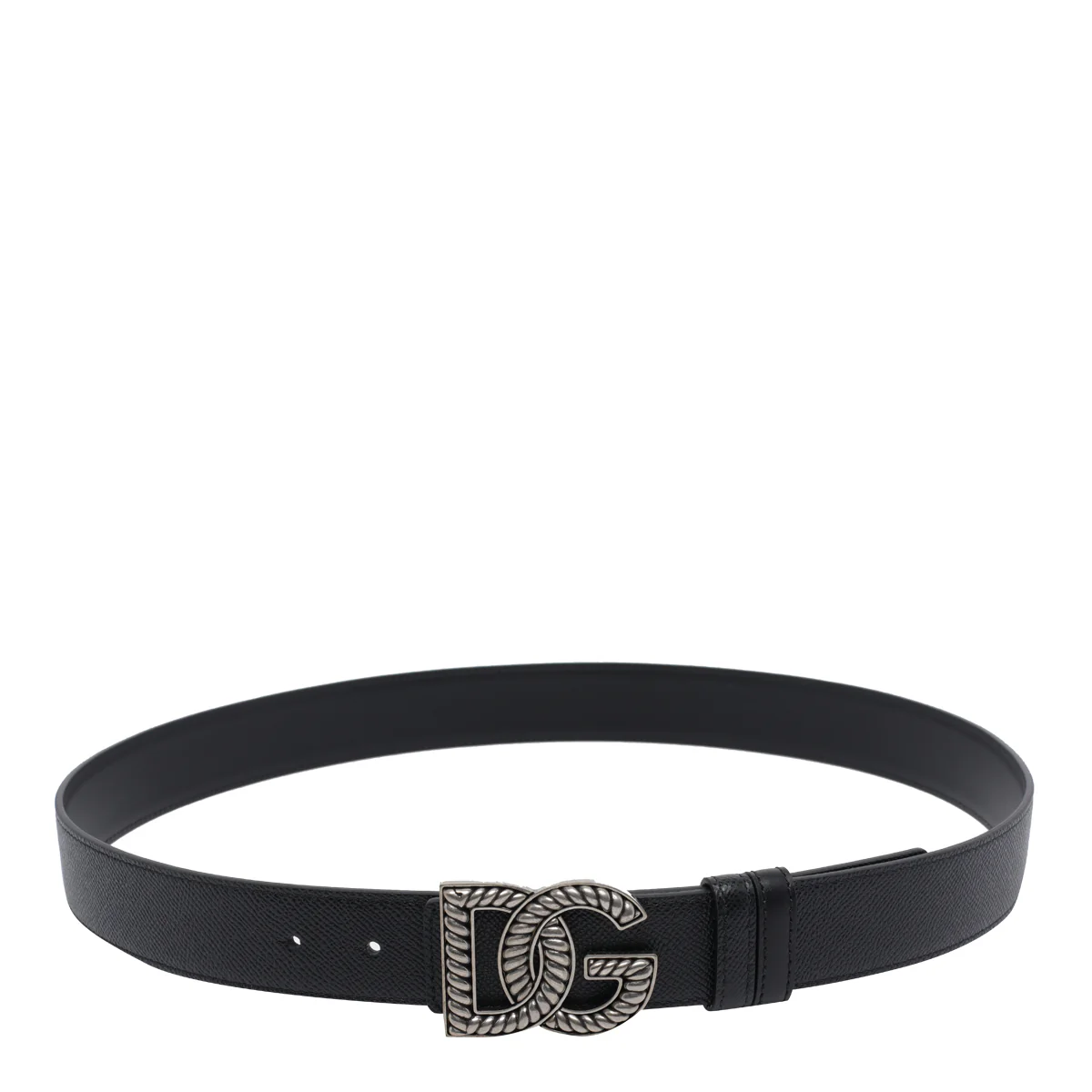 Dolce & Gabbana Belts Black Calf Leather