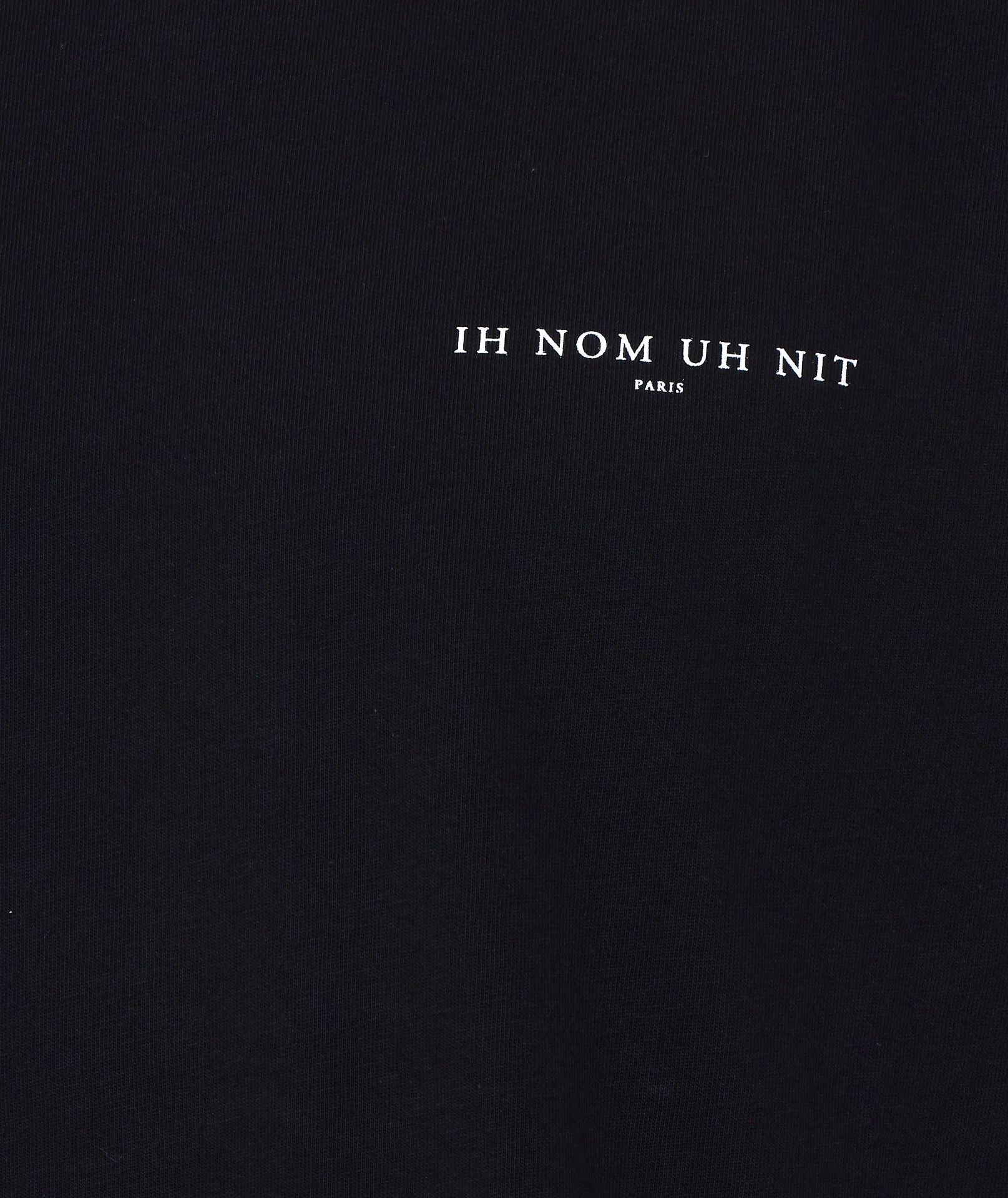 Ih Nom Uh Nit T-shirts and Polos Black Cotton