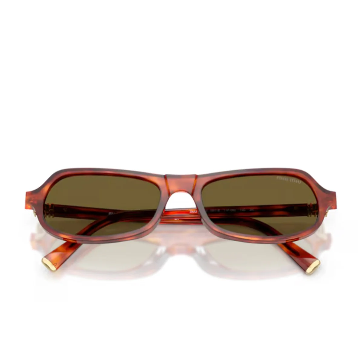Miu Miu Miu B10su Regard Havana Acetato Occhiali Da Sole