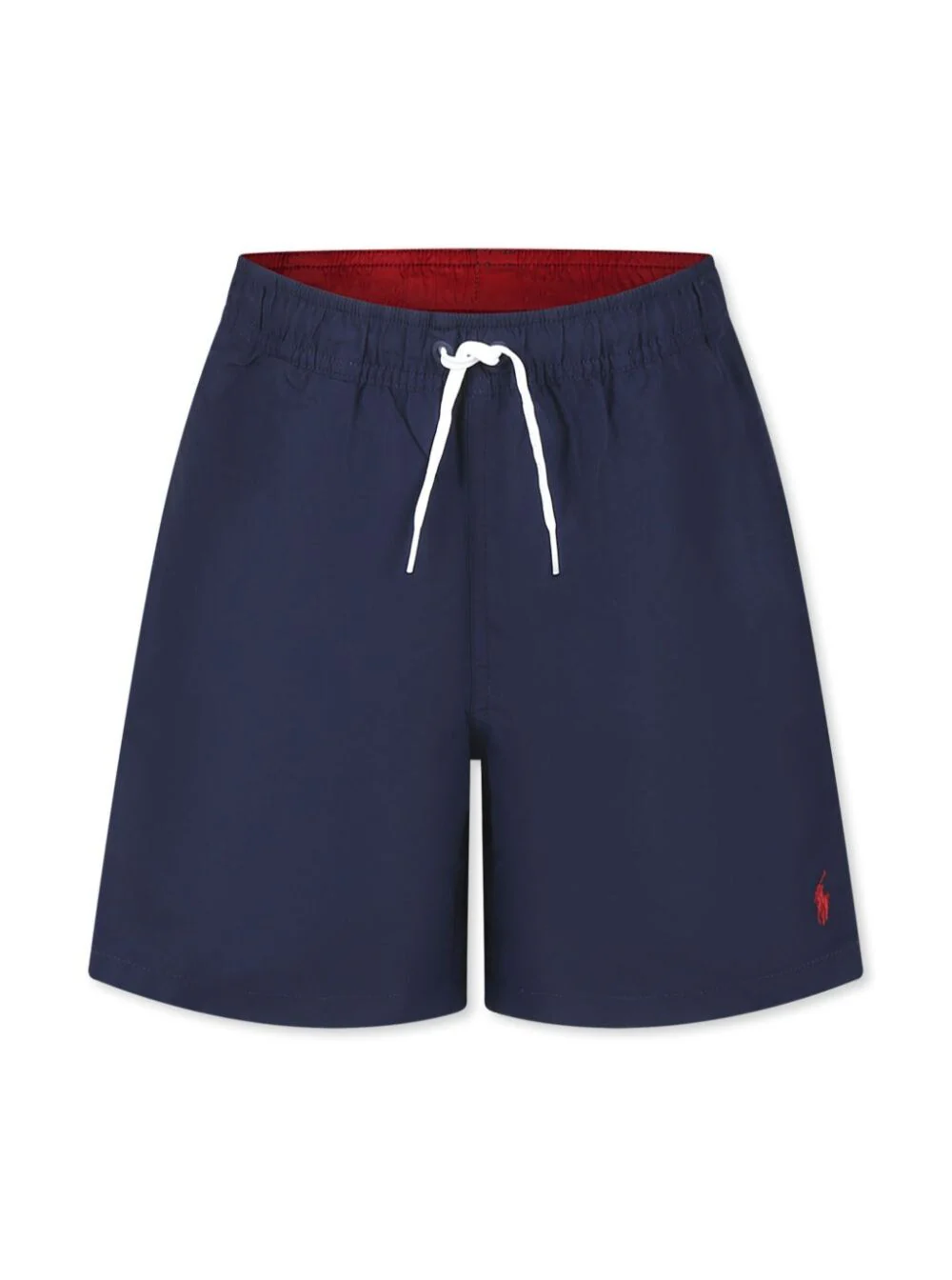 Polo Ralph Lauren Kids Blue Swimsuit with Elastic Waist and Embroidered Pony on the Front in Tech Fabric for Kids Blu Polyester Beachwear