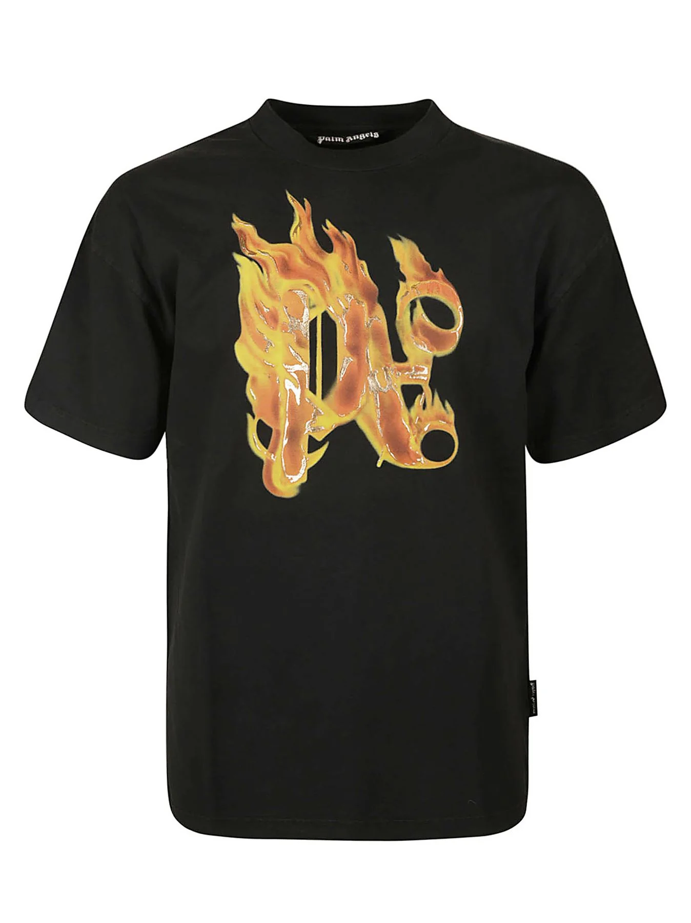 Palm Angels PMAA072R24JER0011076 Nero Cotton. made In Italy. Maglieria