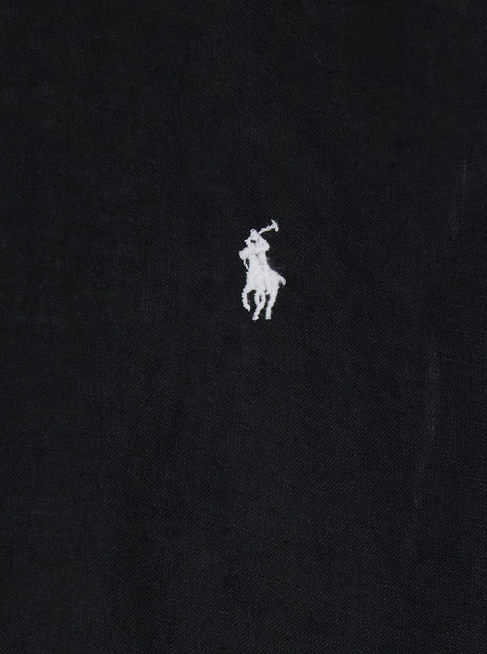 Polo Ralph Lauren Linen Shirt Custom-Fit Black And Blouses Polo Ralph Lauren Linen Shirt Custom-Fit Black And Blouses