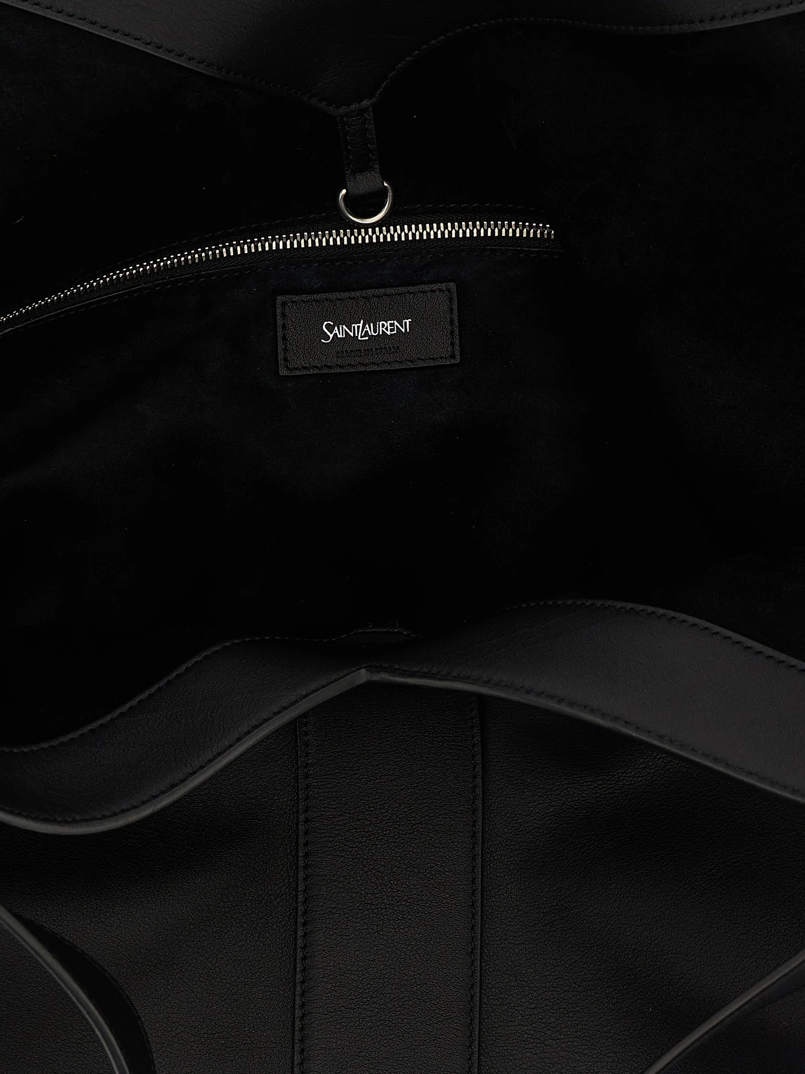 Saint Laurent Y large shopping bag Black Calfskin Leather (bos Taurus) Tote