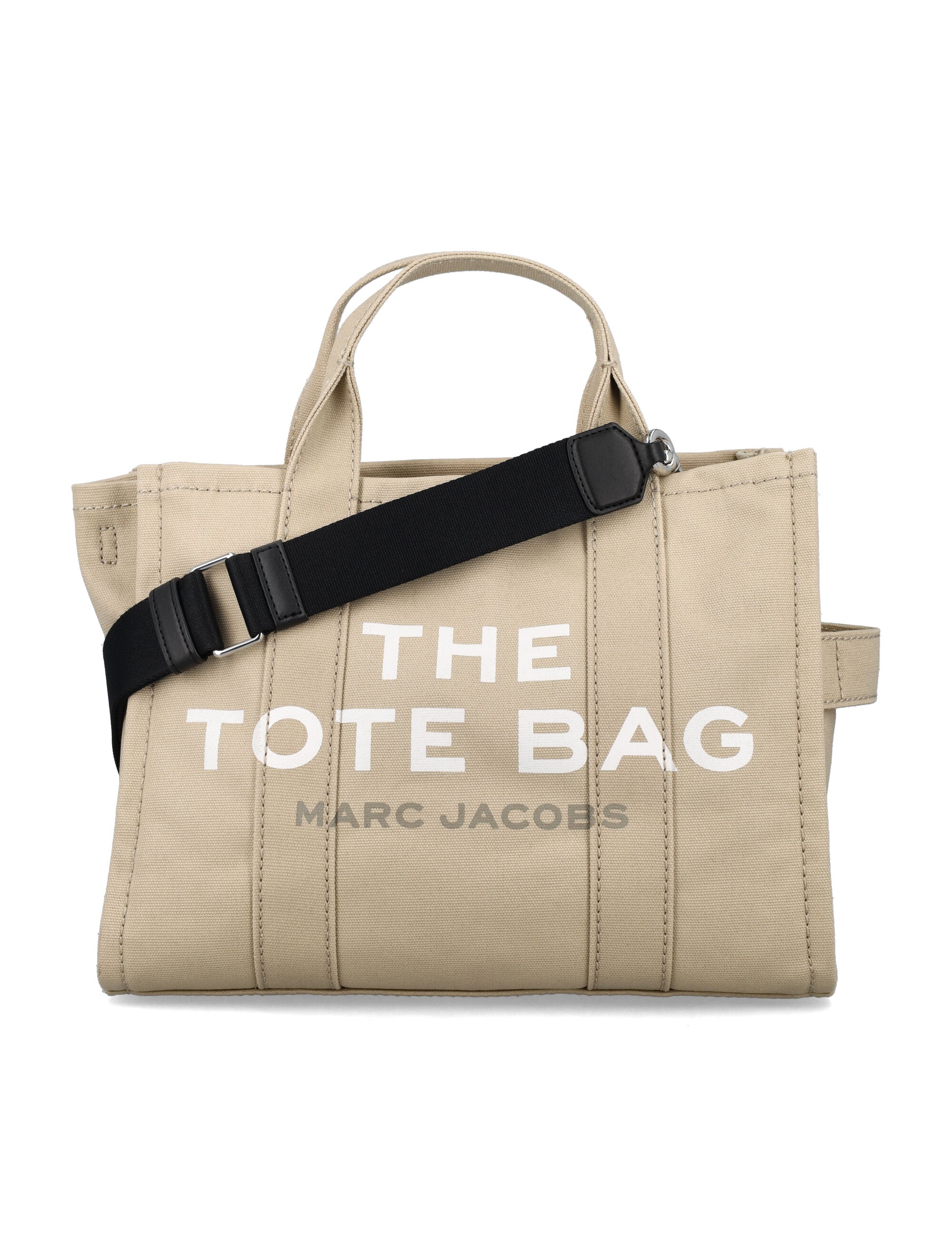 Marc Jacobs The Medium Canvas Tote Bag Beige Cotton