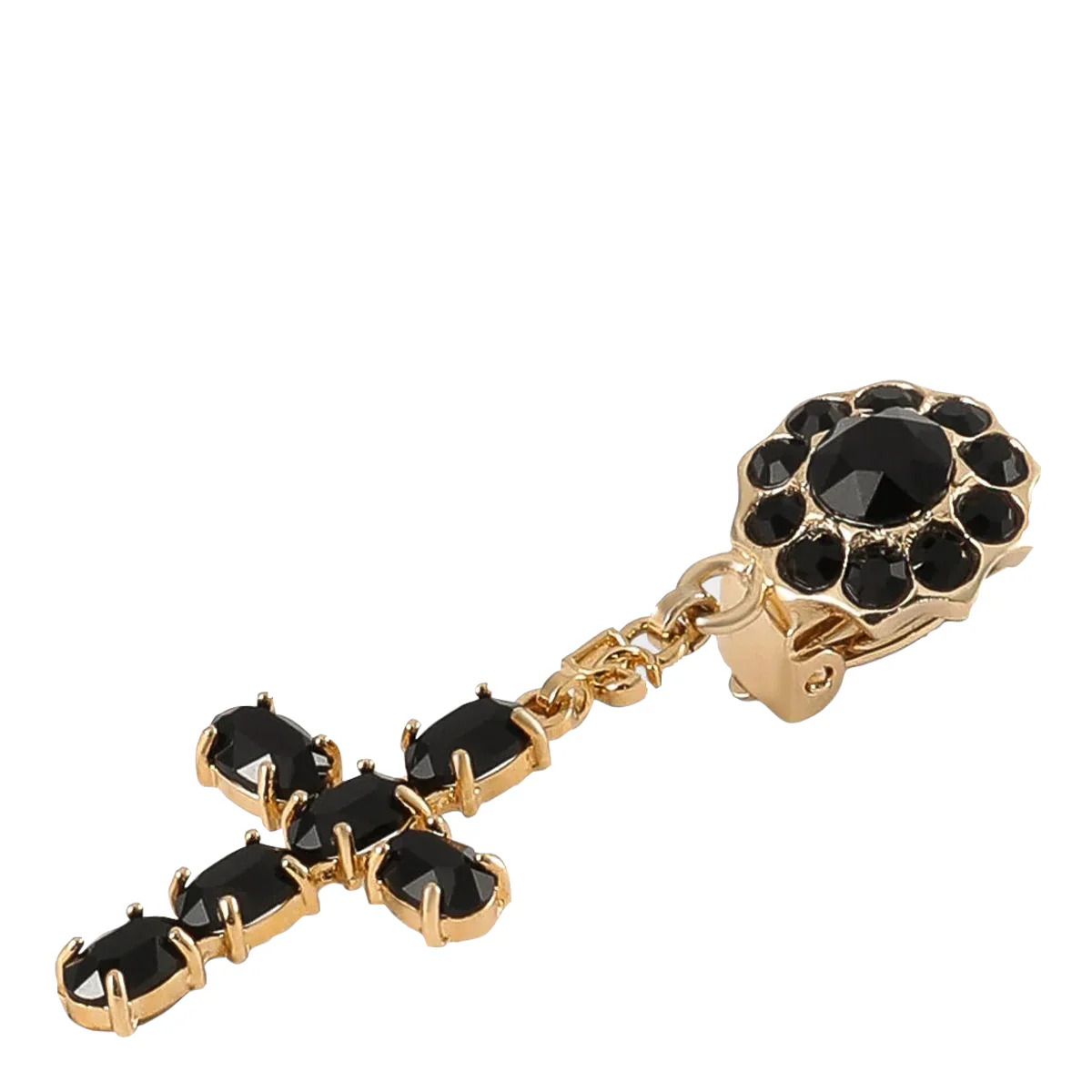 Dolce & Gabbana Bijoux Black Brass Glass