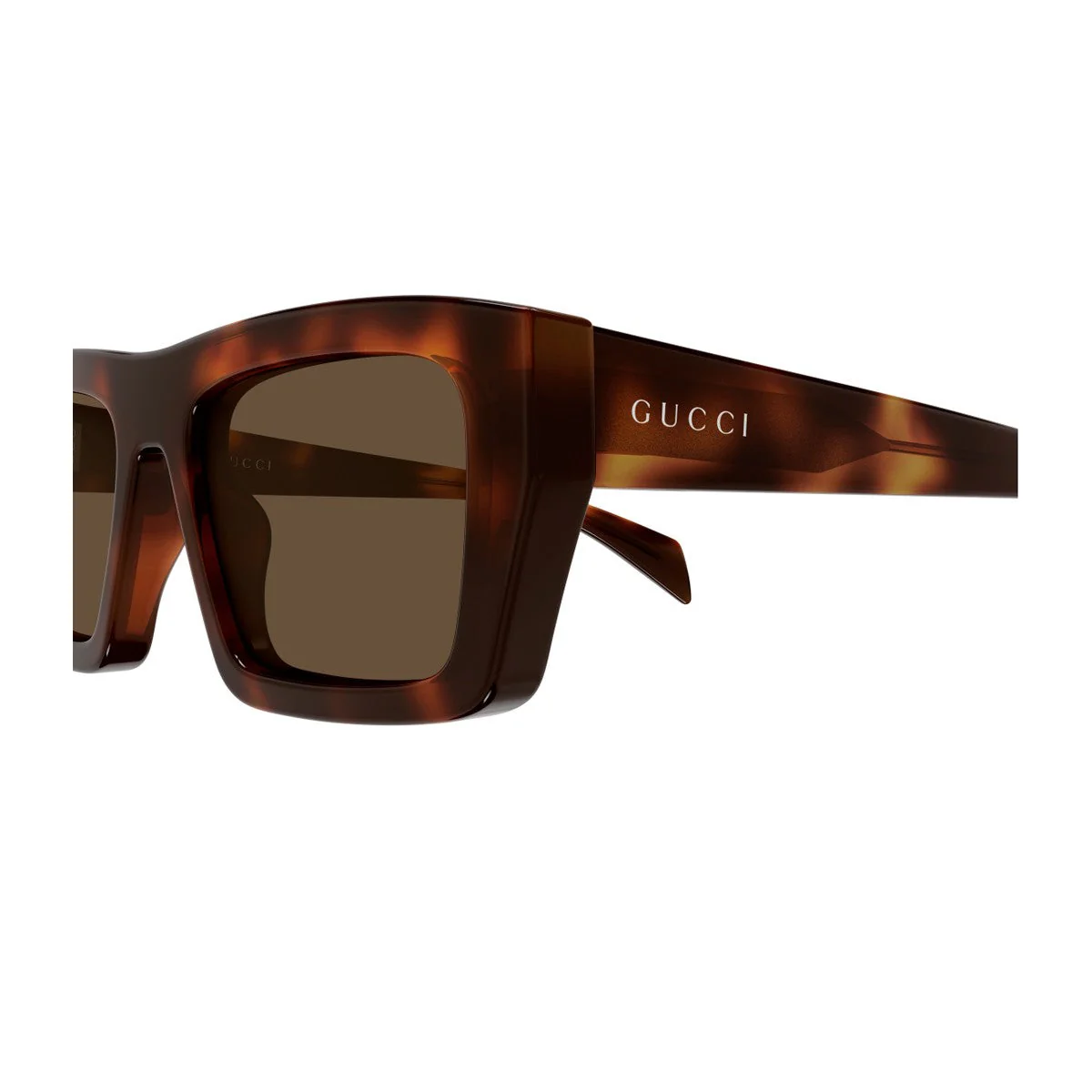 Gucci Gg2020s Linea Institutional Logo Havana Acetato Riciclato Sunglasses