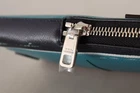 Dolce & Gabbana Blue Leather Cross Body Neck Strap Card Slot Phone Pocket Bag