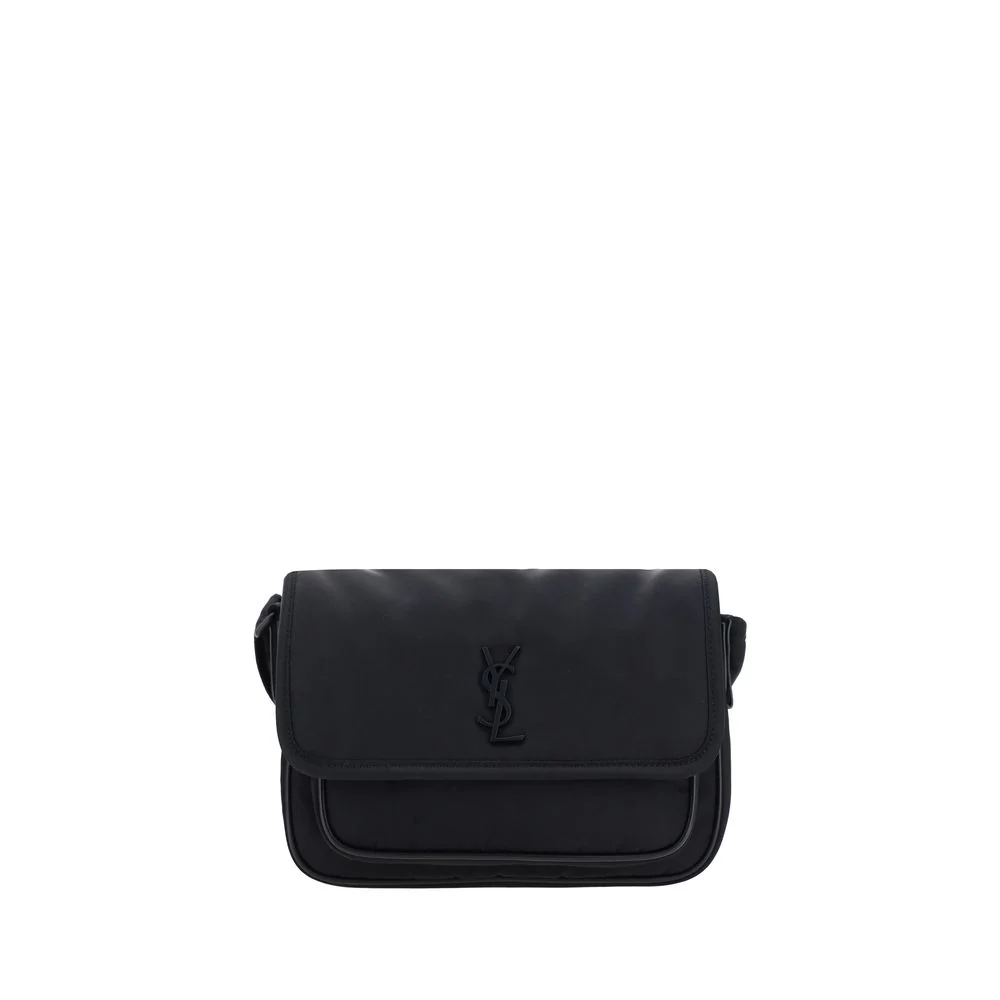 Saint Laurent Black Nylon Shoulder Bag