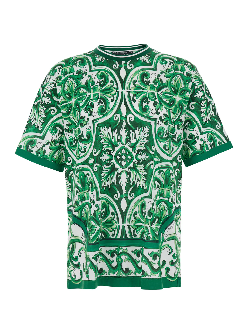 Dolce & Gabbana Jersey Green Tshirts And Polo Shirts