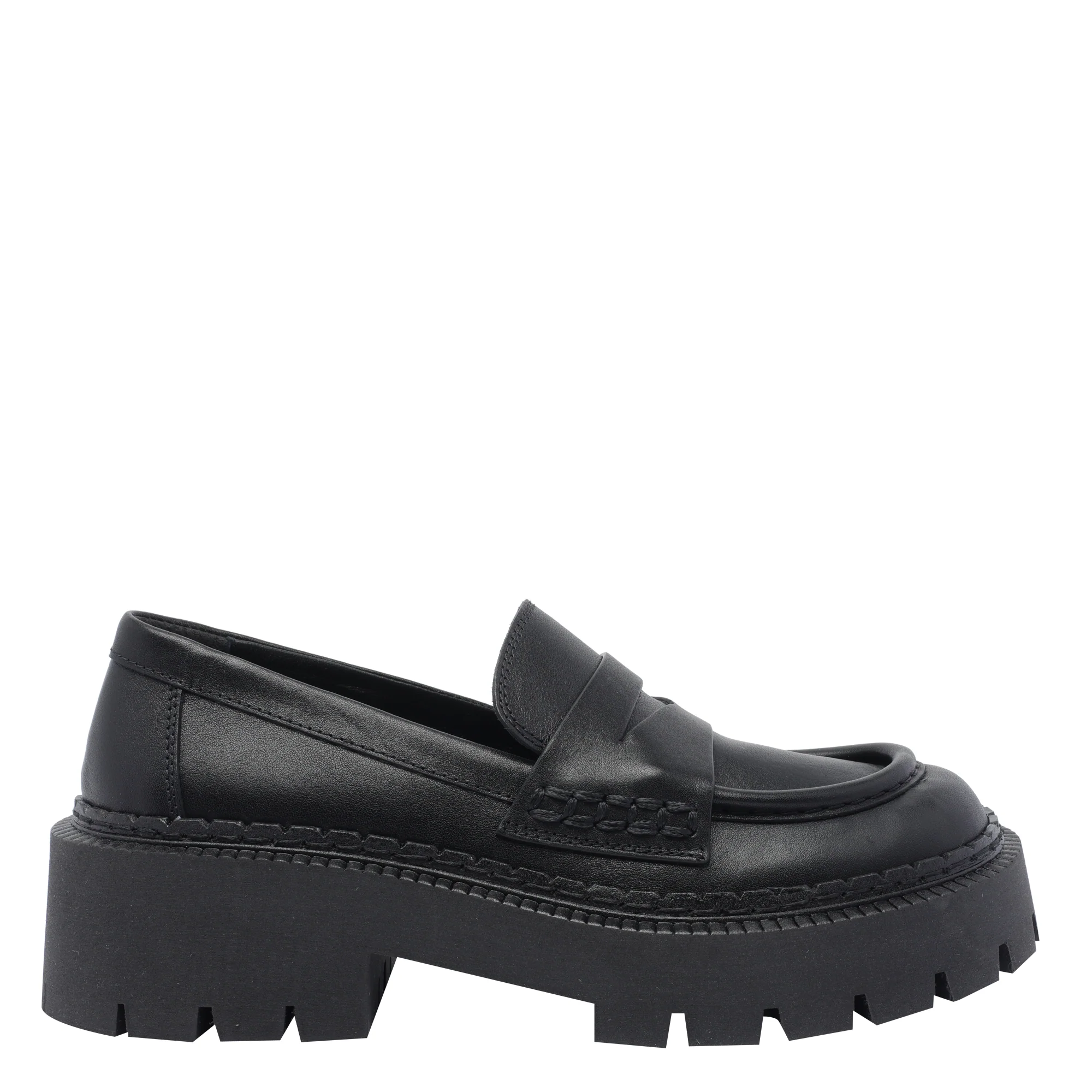 Vic Matie Flat shoes Black Calf Leather/rubber Sole