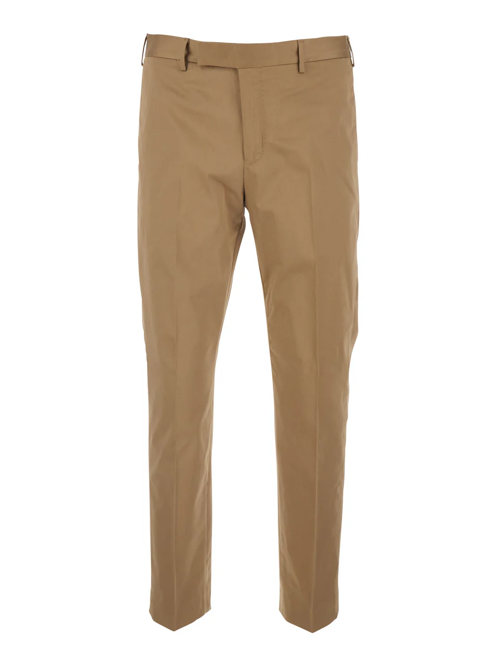 Pt Torino Mens Beige COASX0Z00FWDNU680130 Pants with Belt Loops and Welt Pockets on the Back Cotton Elastane Trousers