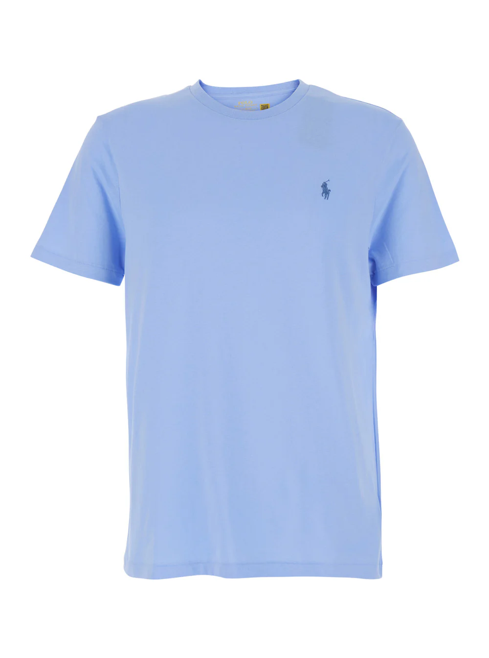 Polo Ralph Lauren SSCNCLS-SHORT SLEEVE-T-SHIRT Light Blue Cotton Tshirts And Polo Shirts