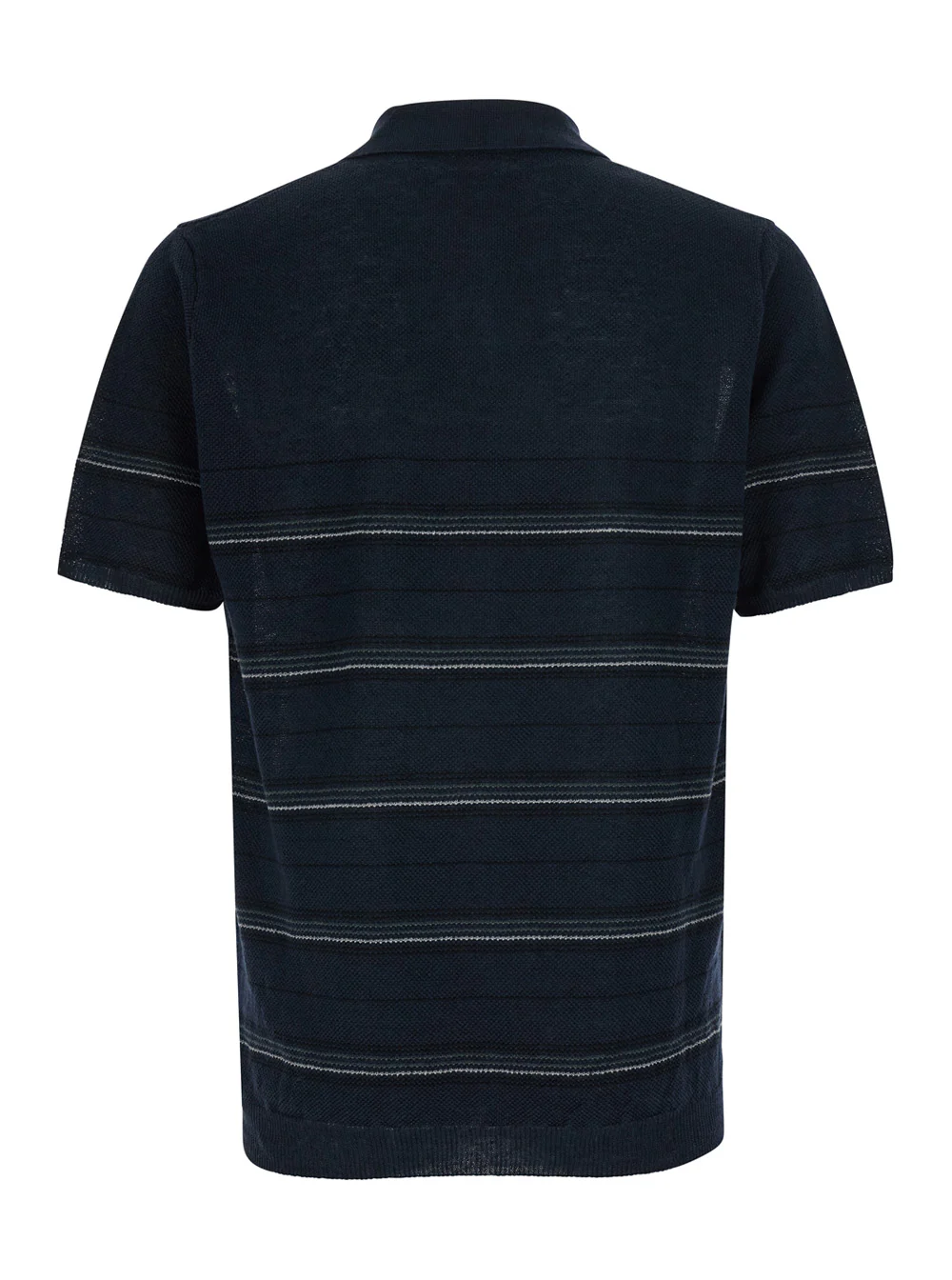 Roberto Collina Riga Cotone - Blue T-Shirt With Round Neck And Short Sleeves For Men Blu Tshirts Polo Shirts