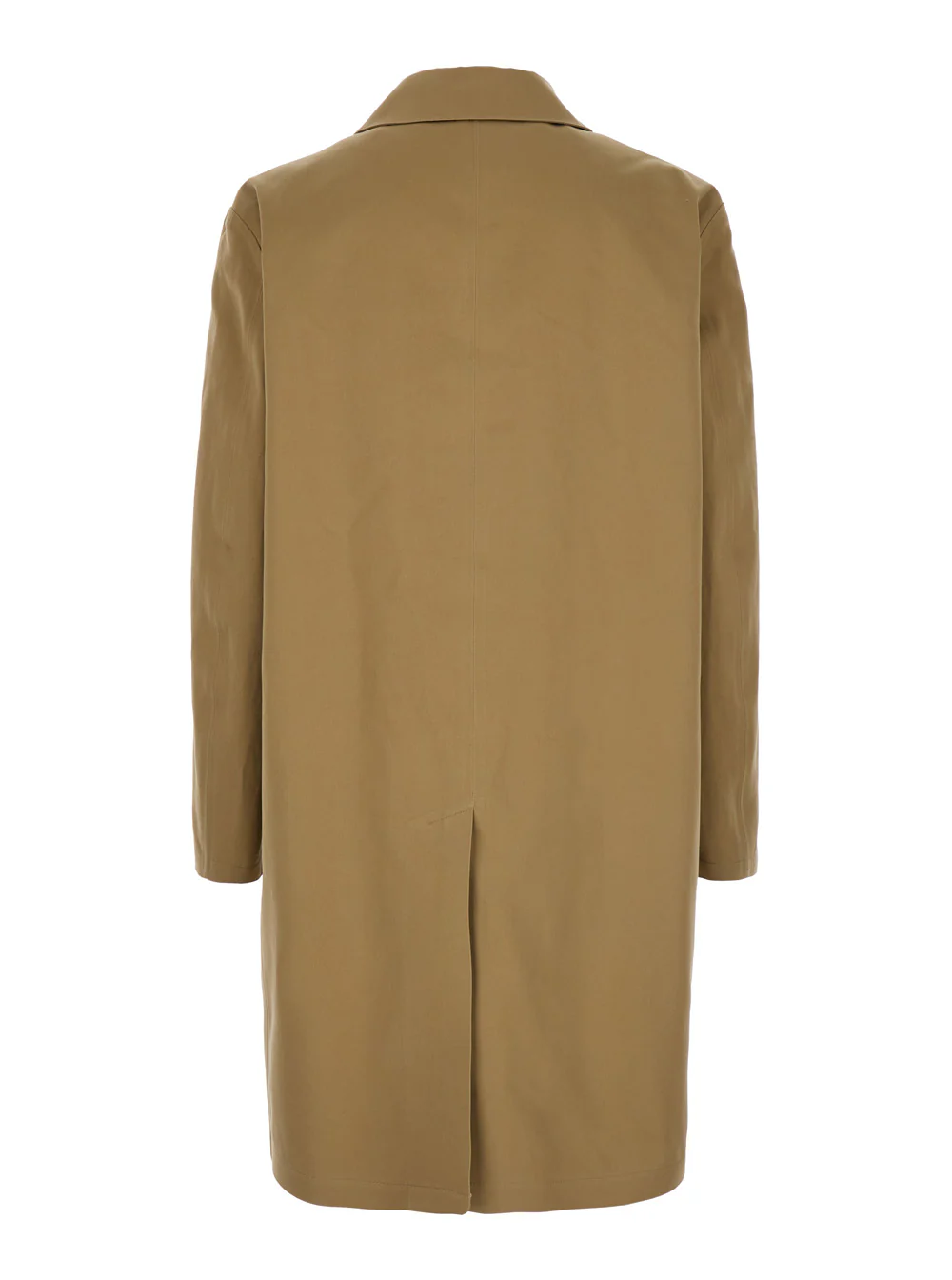 Saint Laurent Beige Trench with Hidden Button Closure in Cotton Man Outerwear