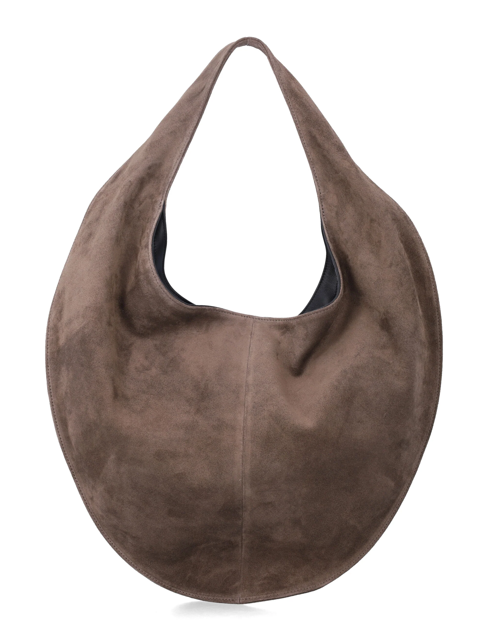 Maeden Market mute suede tote Grey Leather