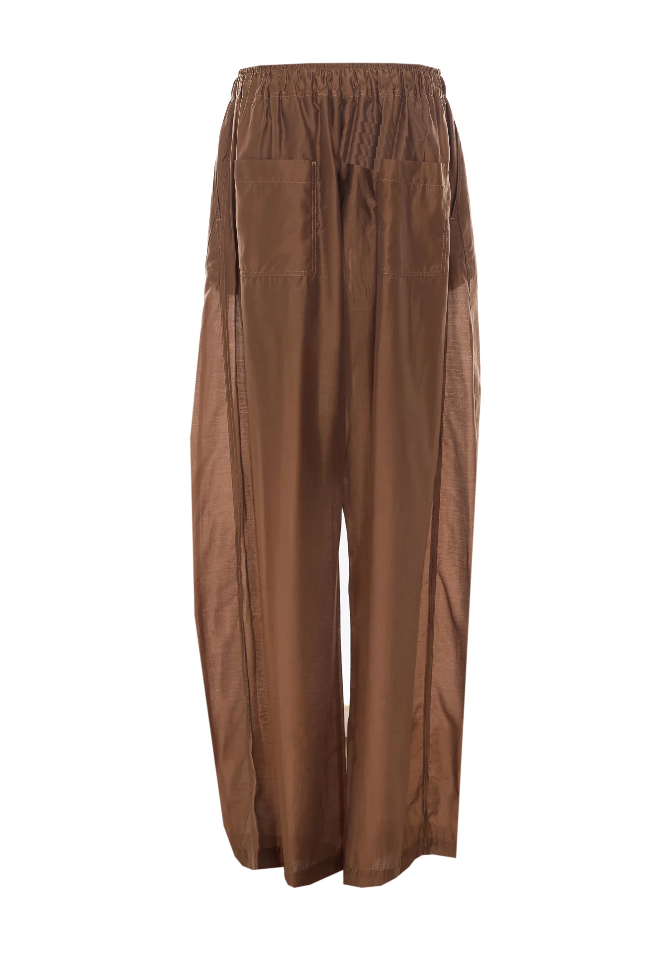 THE LATEST Trousers Brown Lyocell
