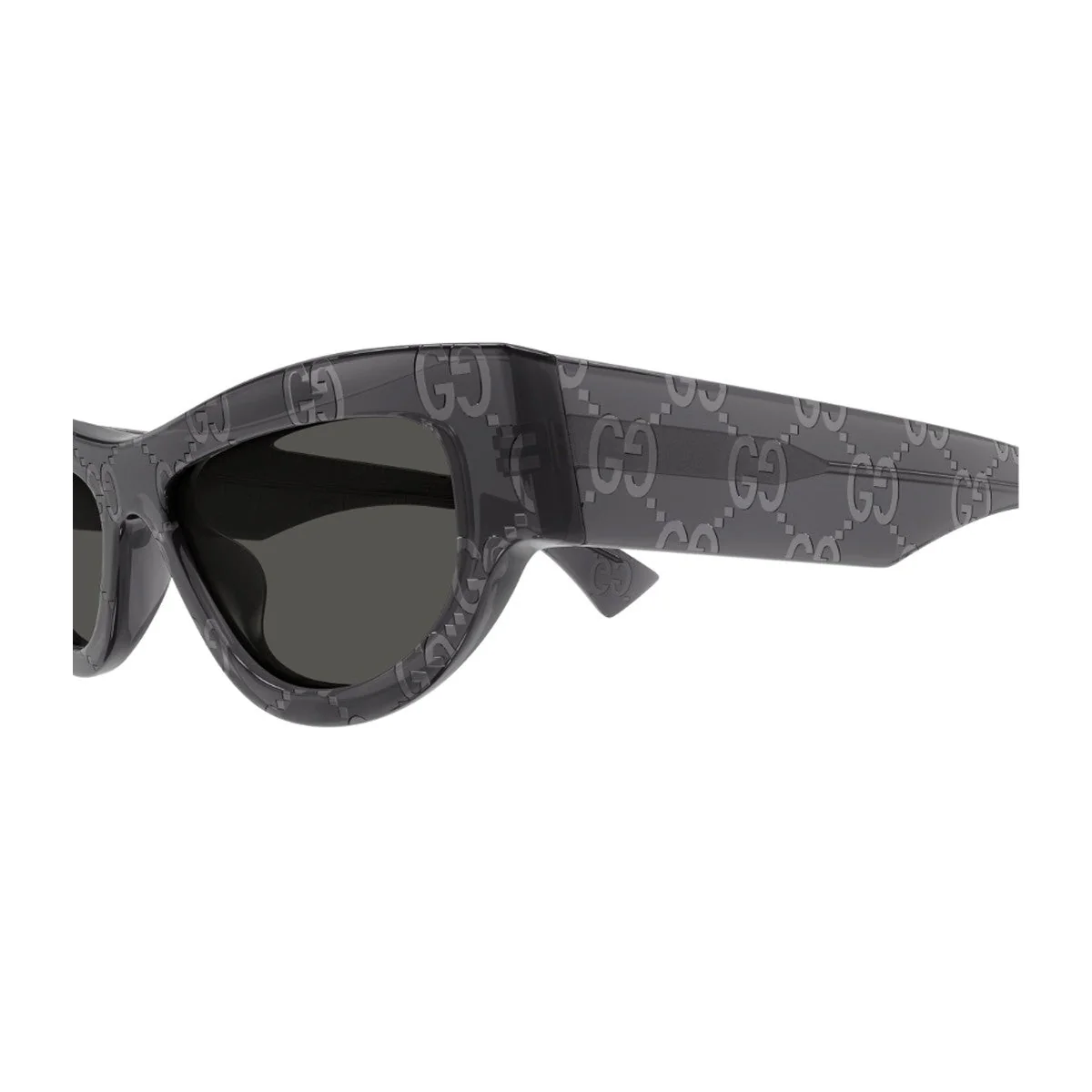 Gucci Gg1834s Linea Name Of Brand Grey Serigraphy Acetato Riciclato Sunglasses
