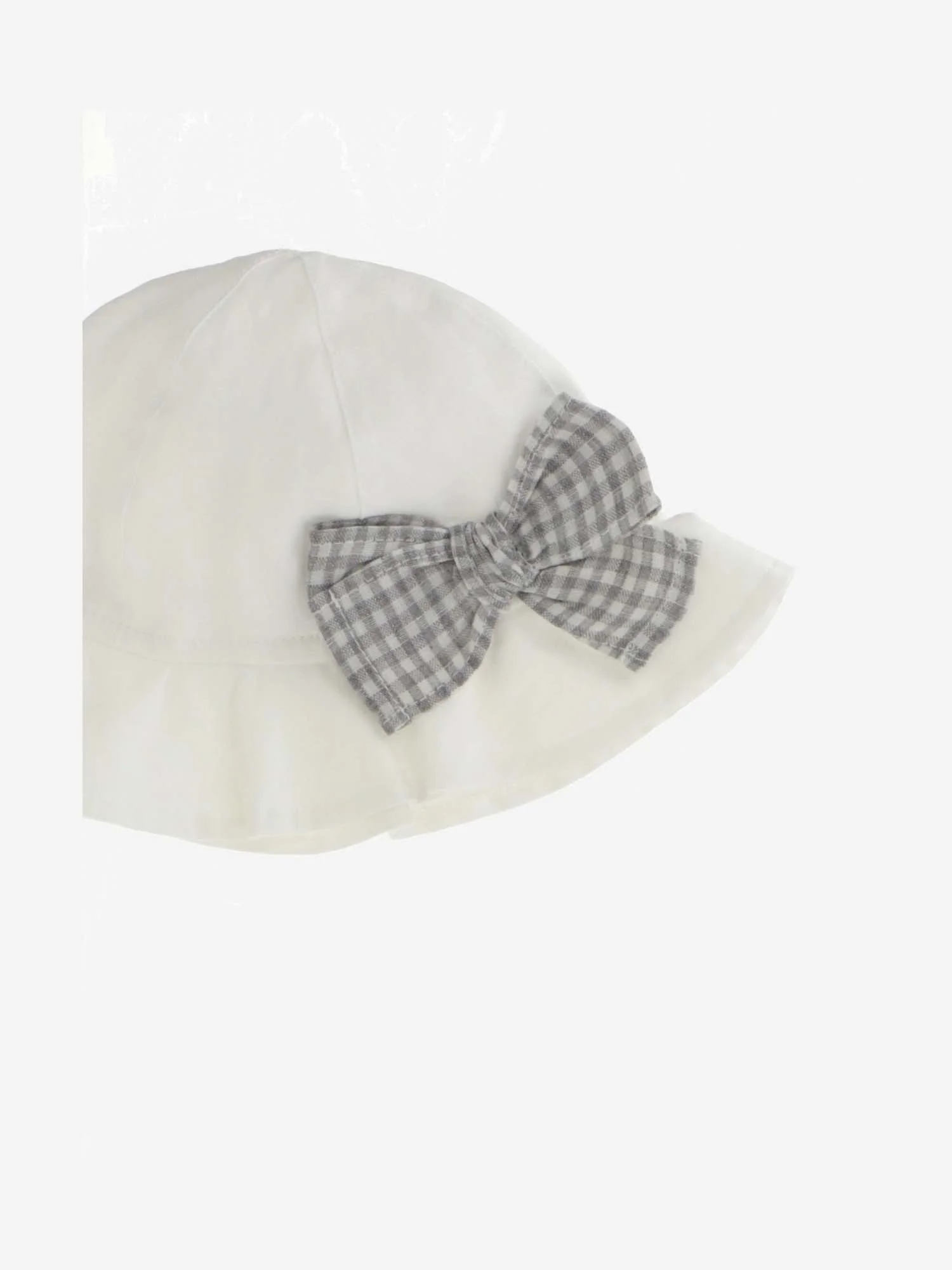 Il Gufo Hats White Tessuto Linofodera Cotone